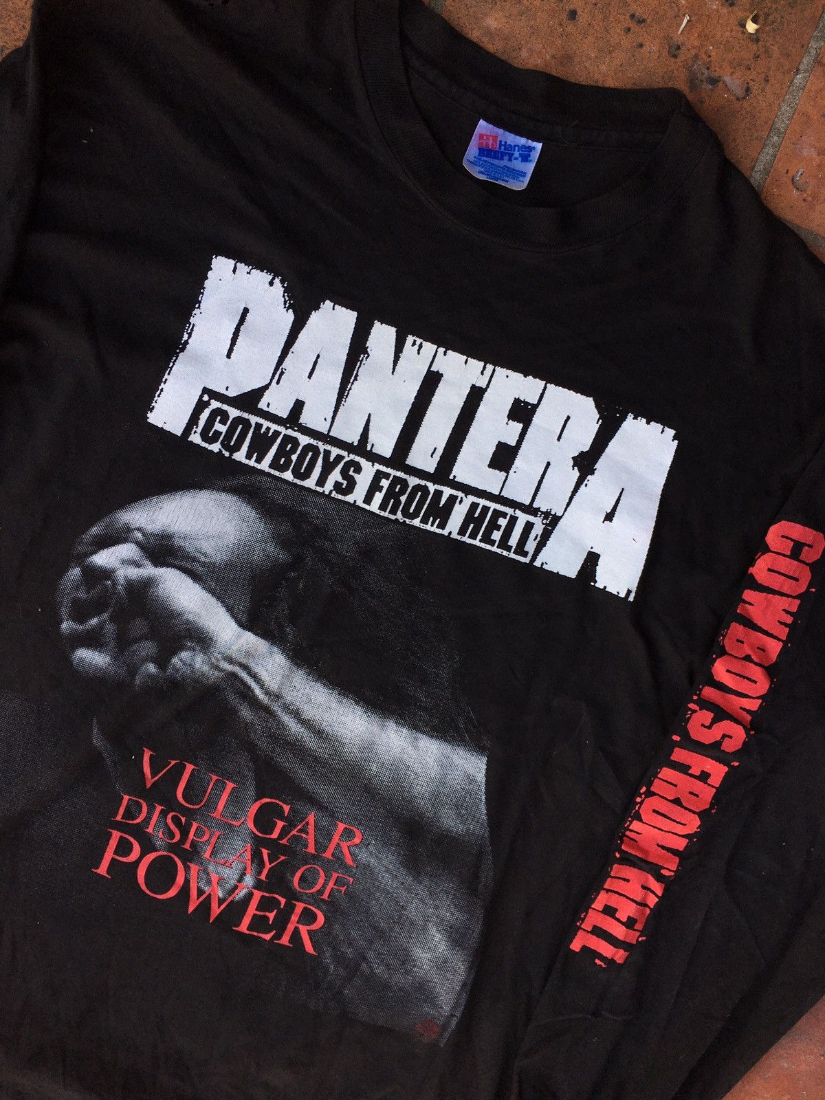 Band Tees × Hanes Pantera Vulgar Display of Power 1992 Size US XL / EU 56 / 4 - 2 Thumbnail
