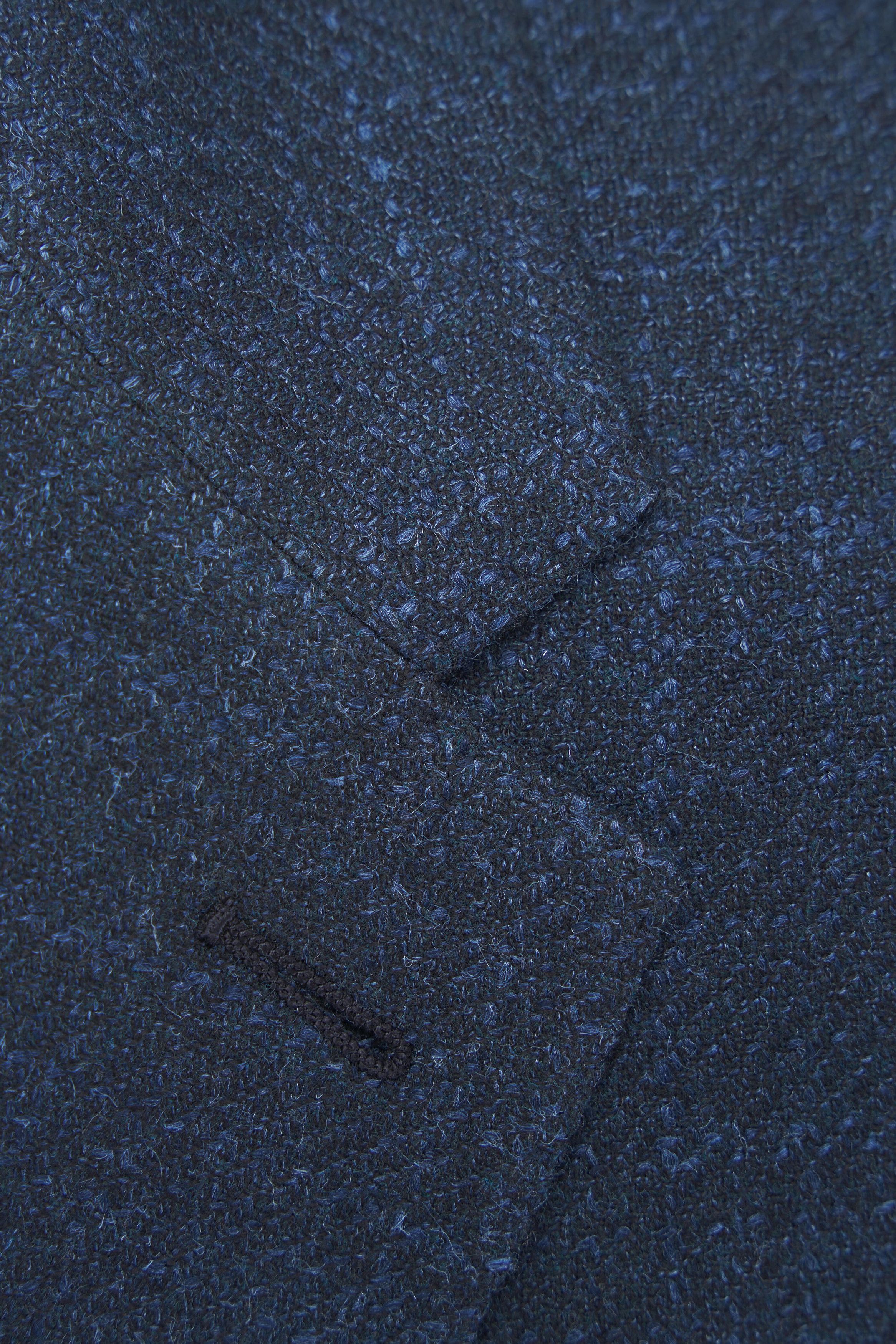 Z Zegna o1mtch0225 Crossover Plaid Sportcoat in Dark Teal Size US L / EU 52-54 / 3 - 5 Thumbnail