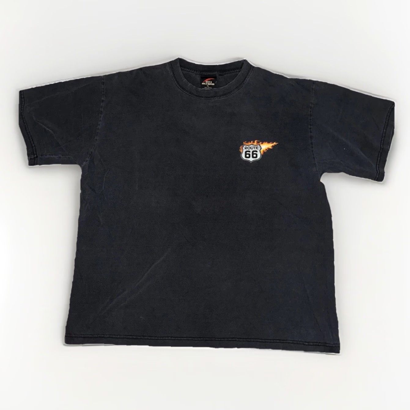 Route 66 VINTAGE Harley-Davidson Route 66 Graphic T-Shirt Black XL 23x26 Motorcycle Biker Size US XL / EU 56 / 4 - 4 Thumbnail