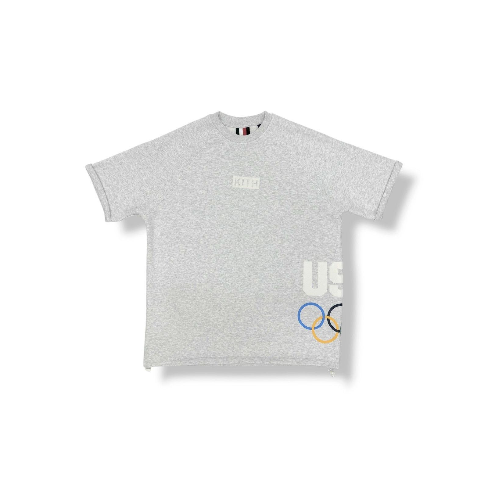 Kith KITH- Team USA 5 Rings Howard Tee Olympics Heather Gray Size US M / EU 48-50 / 2 - 1 Thumbnail