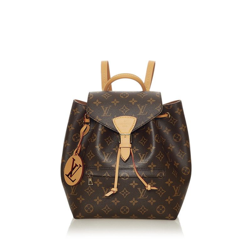 Louis Vuitton Monogram Monsouris PM Rucksack Backpack Brown