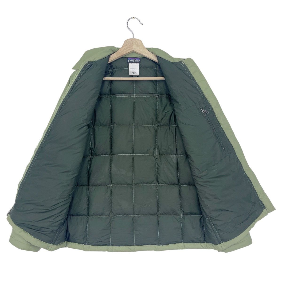 Patagonia × Vintage Patagonia Olive Green Puffer Size S / US 4 / IT 40 - 3 Thumbnail