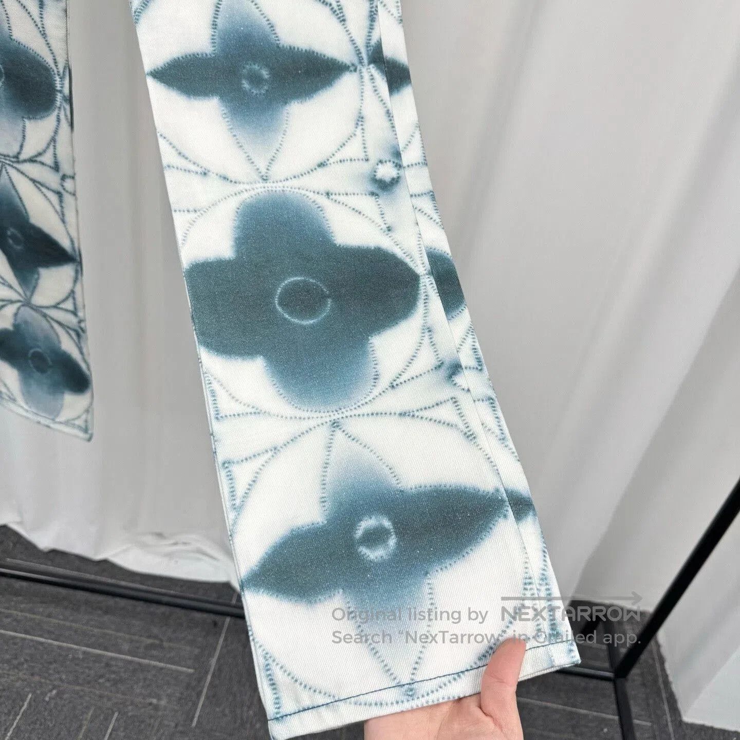 Louis Vuitton louis vuitton watercolor patterned denim pants. Size US 30 / EU 46 - 4 Thumbnail