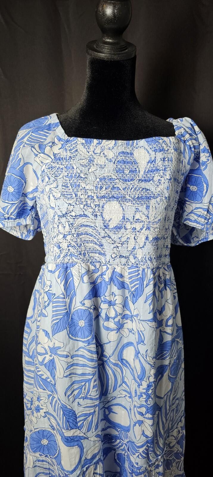 Vineyard Vines Vineyard Vines Dress Blue & White Womens Size S Back Tie Size XL / US 12-14 / IT 48-50 - 5 Thumbnail