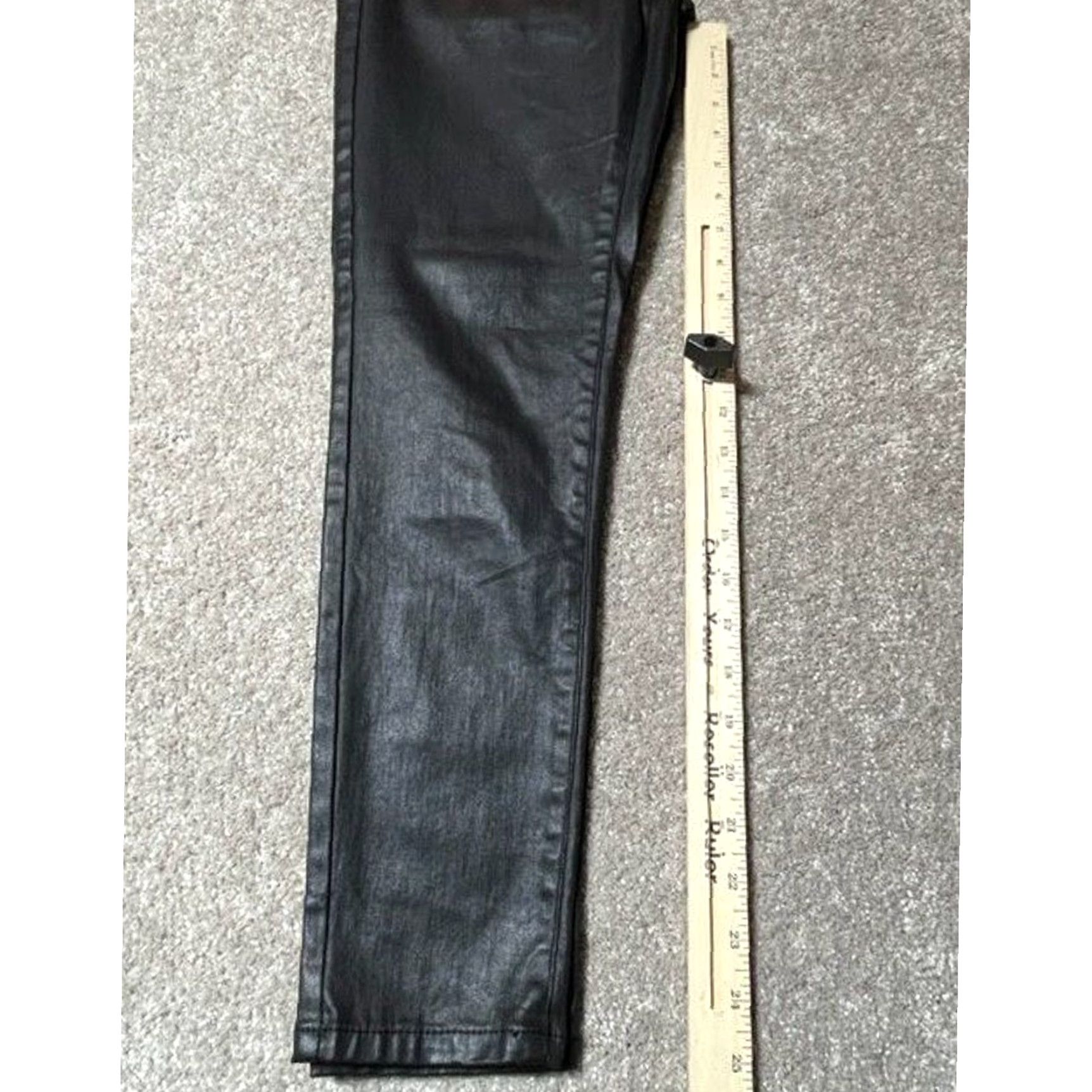 Banana Republic Banana Republic Pants 4P Petite Black Solid Skinny Pocket Relaxed Retro Y2K Glam Streetwear Night Out Size 28" / US 6 / IT 42 - 5 Thumbnail