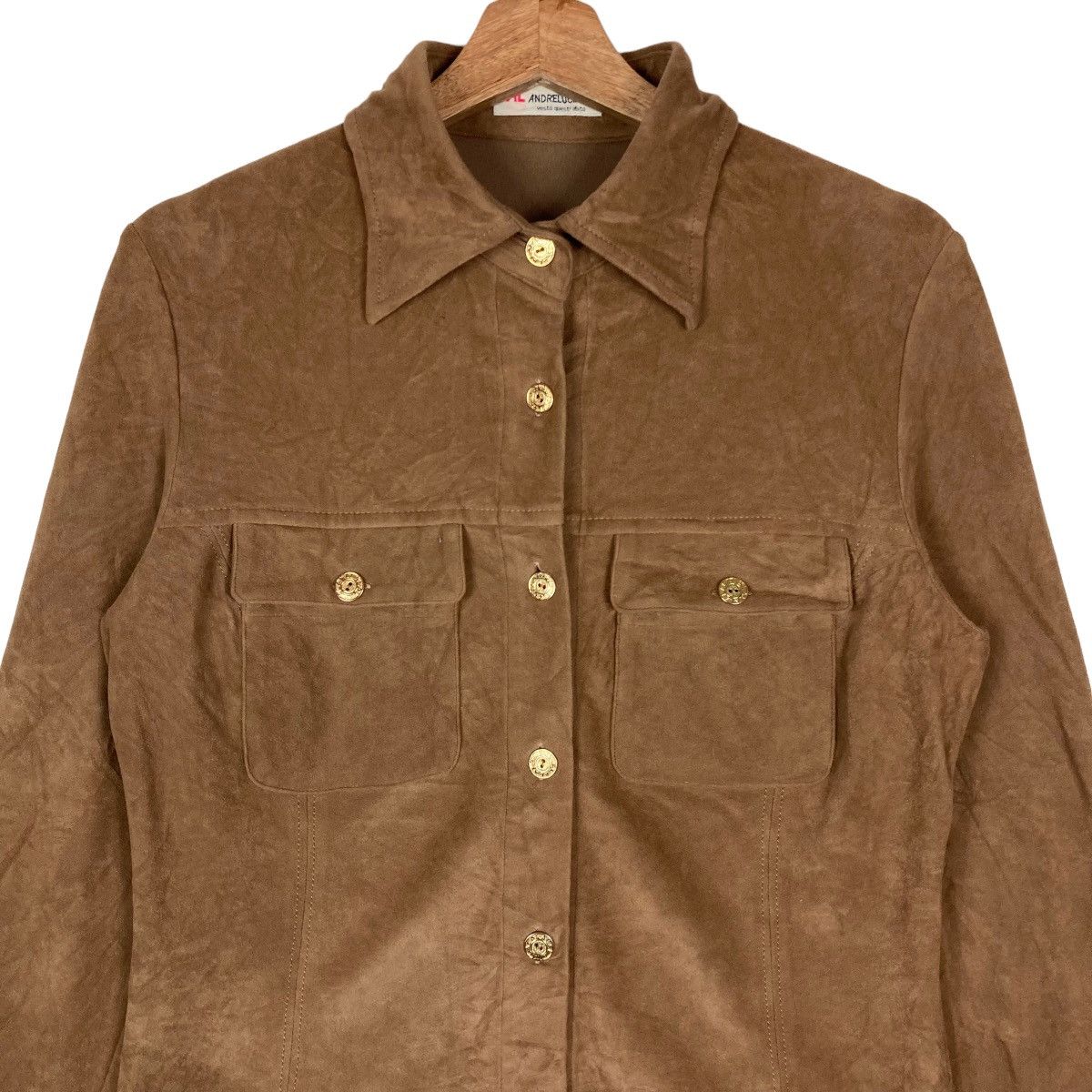 Andreluciano Vintage Andre Luciano Flat Button Up Shirt Size US S / EU 44-46 / 1 - 2 Thumbnail