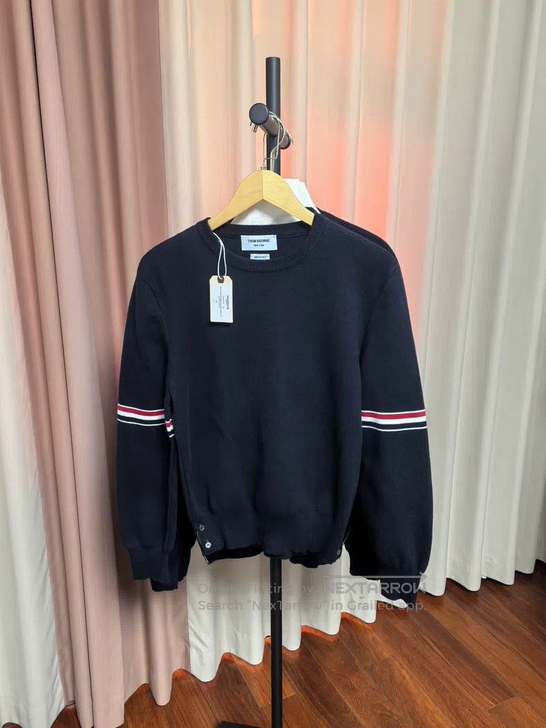 Thom Browne Thom Browne Patch Knit Sweater Size US L / EU 52-54 / 3 - 1 Thumbnail