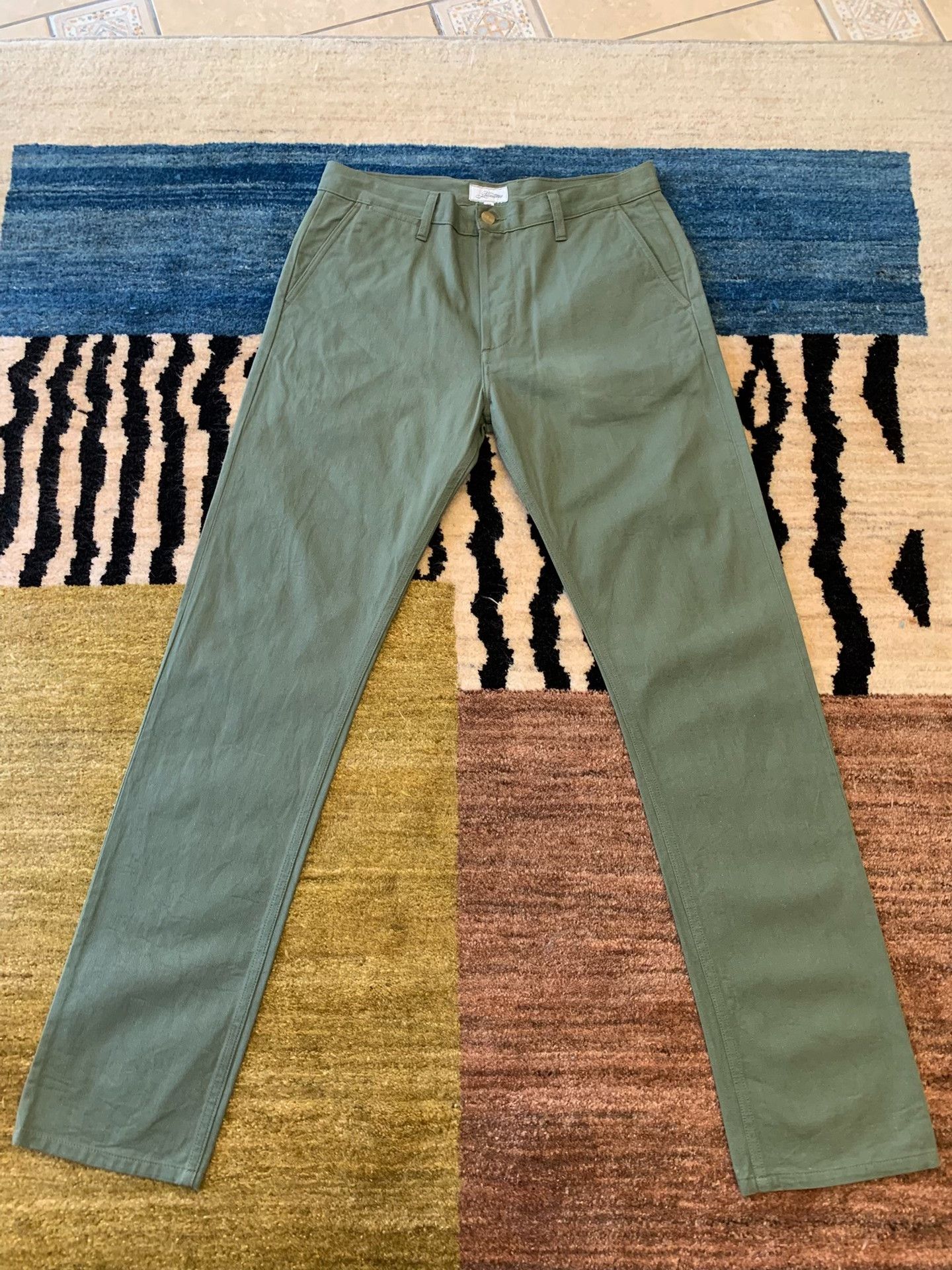 3sixteen 316 Green Officer Pants
