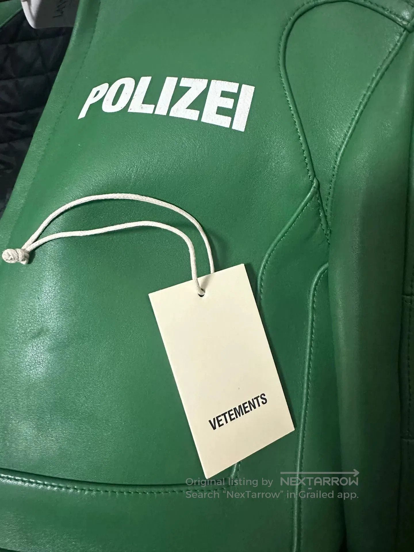 Vetements vetements police moto leather jacket size S. Size US S / EU 44-46 / 1 - 5 Thumbnail