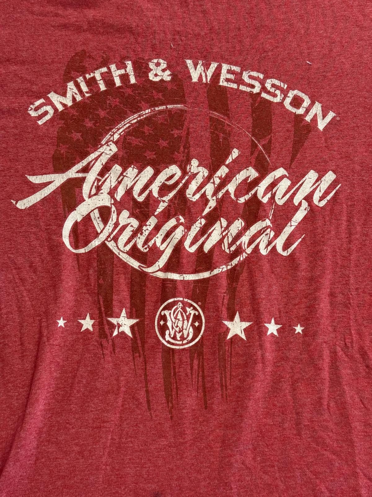 Designer Faded Smith and Wesson T-shirt American Original Tee - M Size US M / EU 48-50 / 2 - 1 Thumbnail