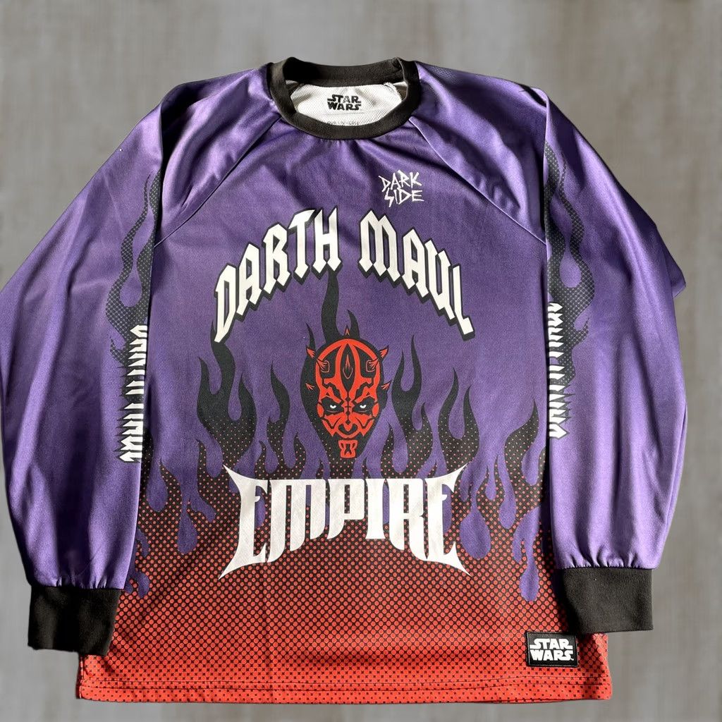 Star Wars Star Wars Darth Maul Shirt Mens Medium Purple Long Sleeve Empire Graphic Men Graphic Print T-Shirt Size US M / EU 48-50 / 2 - 1 Thumbnail