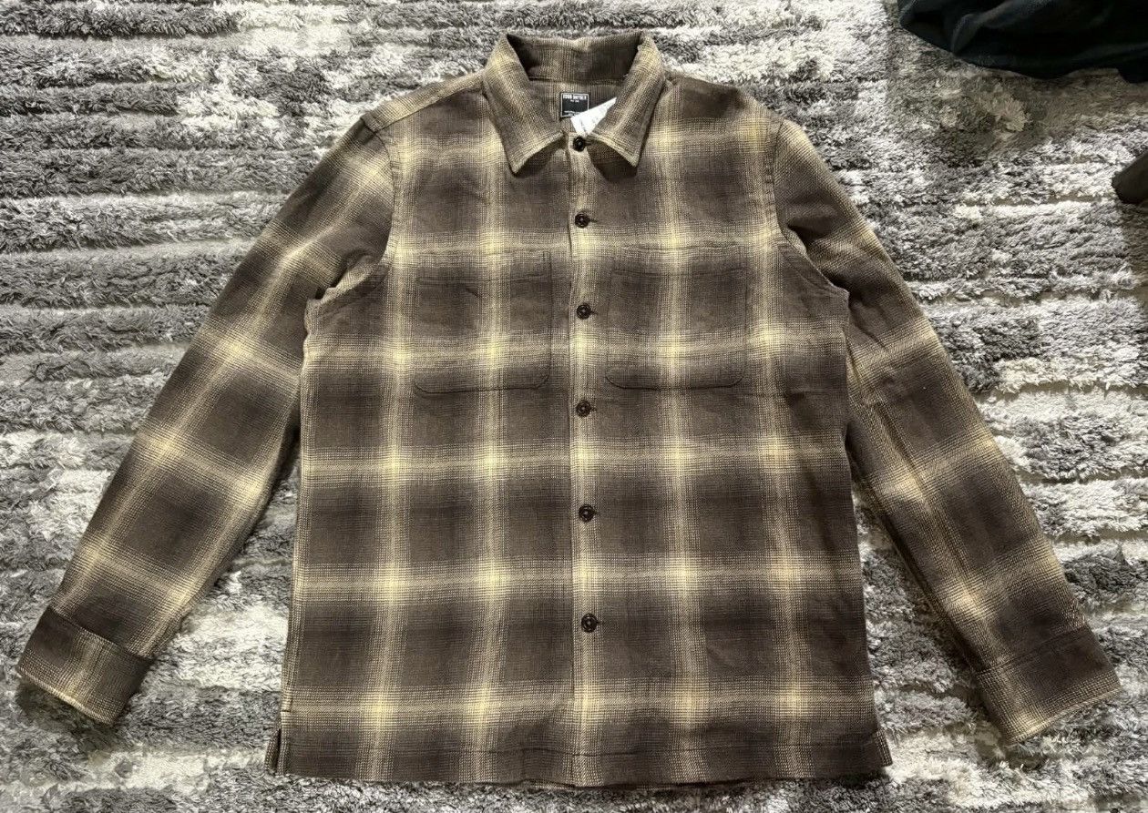 Todd Snyder Todd Snyder Relaxed Plaid Overshirt Brown Size Medium Size US M / EU 48-50 / 2 - 1 Thumbnail