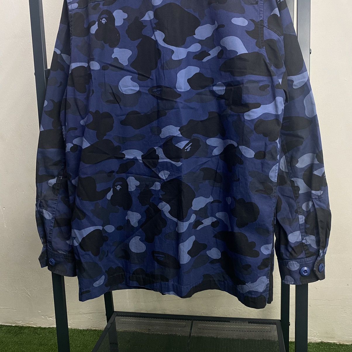 Bape RARE‼️A Bathing Ape Multi Pocket Purple Camo Shirt Button Ups Size US L / EU 52-54 / 3 - 14 Thumbnail