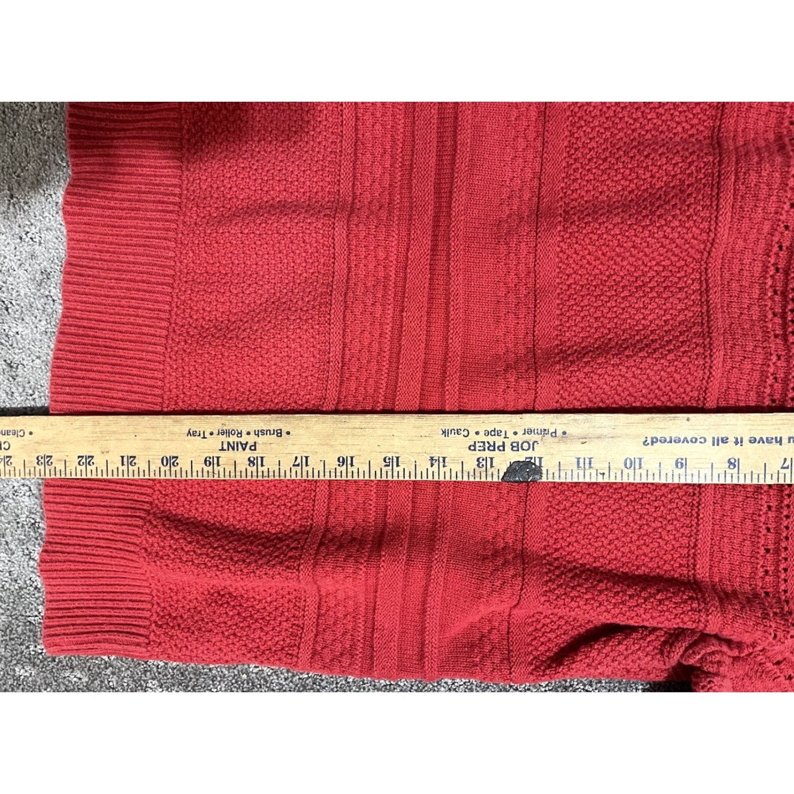 Loft VINTAGE LOFT Women Pullover Sweater Small Red Solid Casual Long Sleeve Crew Neck Size S / US 4 / IT 40 - 4 Thumbnail
