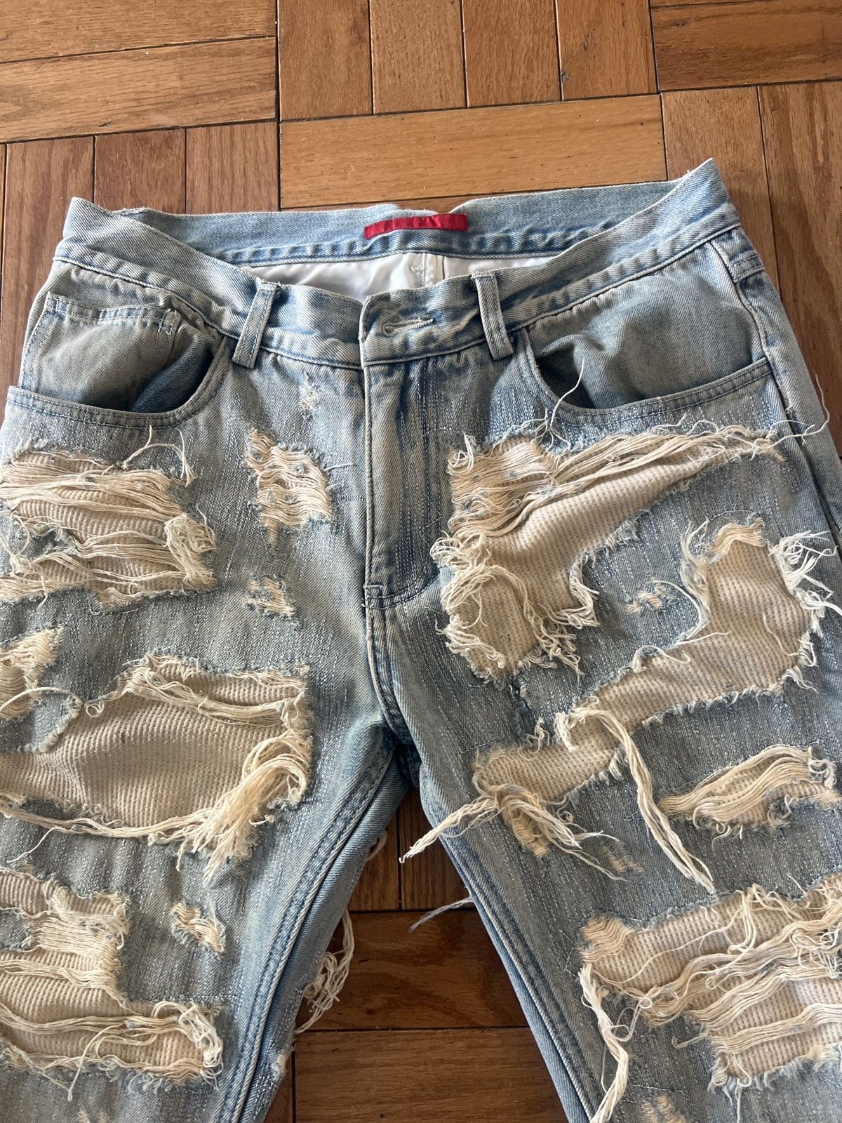 Vintage Undercover Style Distressed Jeans Size US 30 / EU 46 - 2 Thumbnail