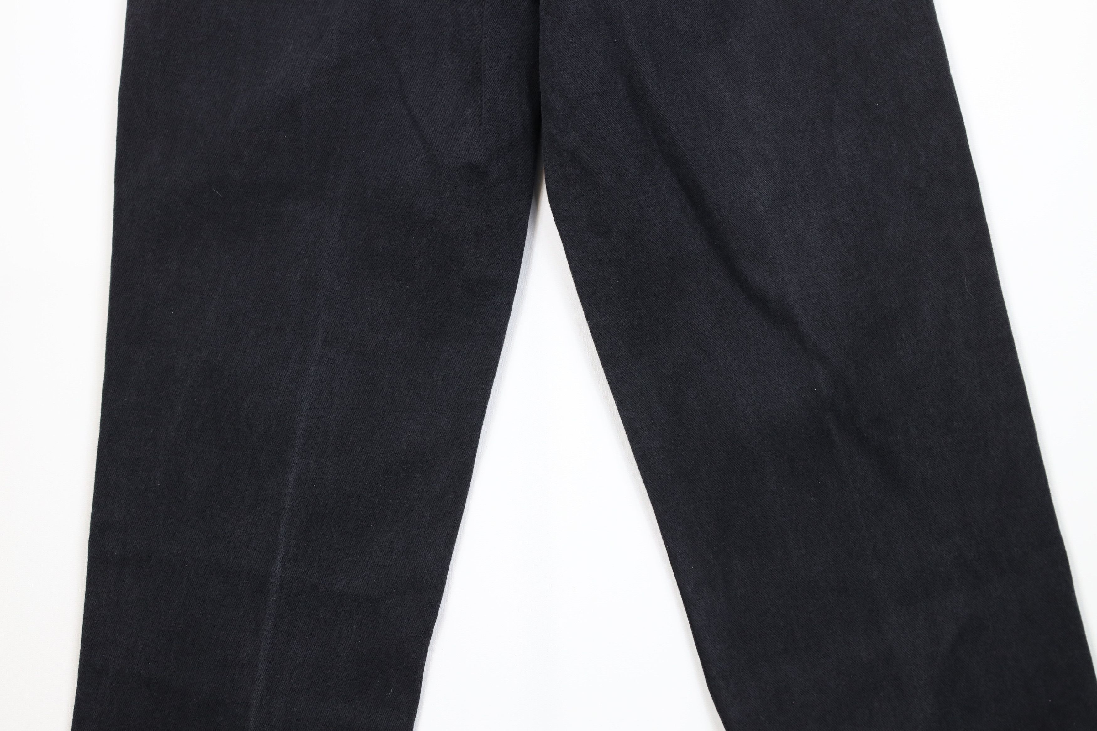 Vintage Vintage 90s Streetwear Relaxed Fit Tapered Leg Jeans Black Size US 34 / EU 50 - 13 Thumbnail