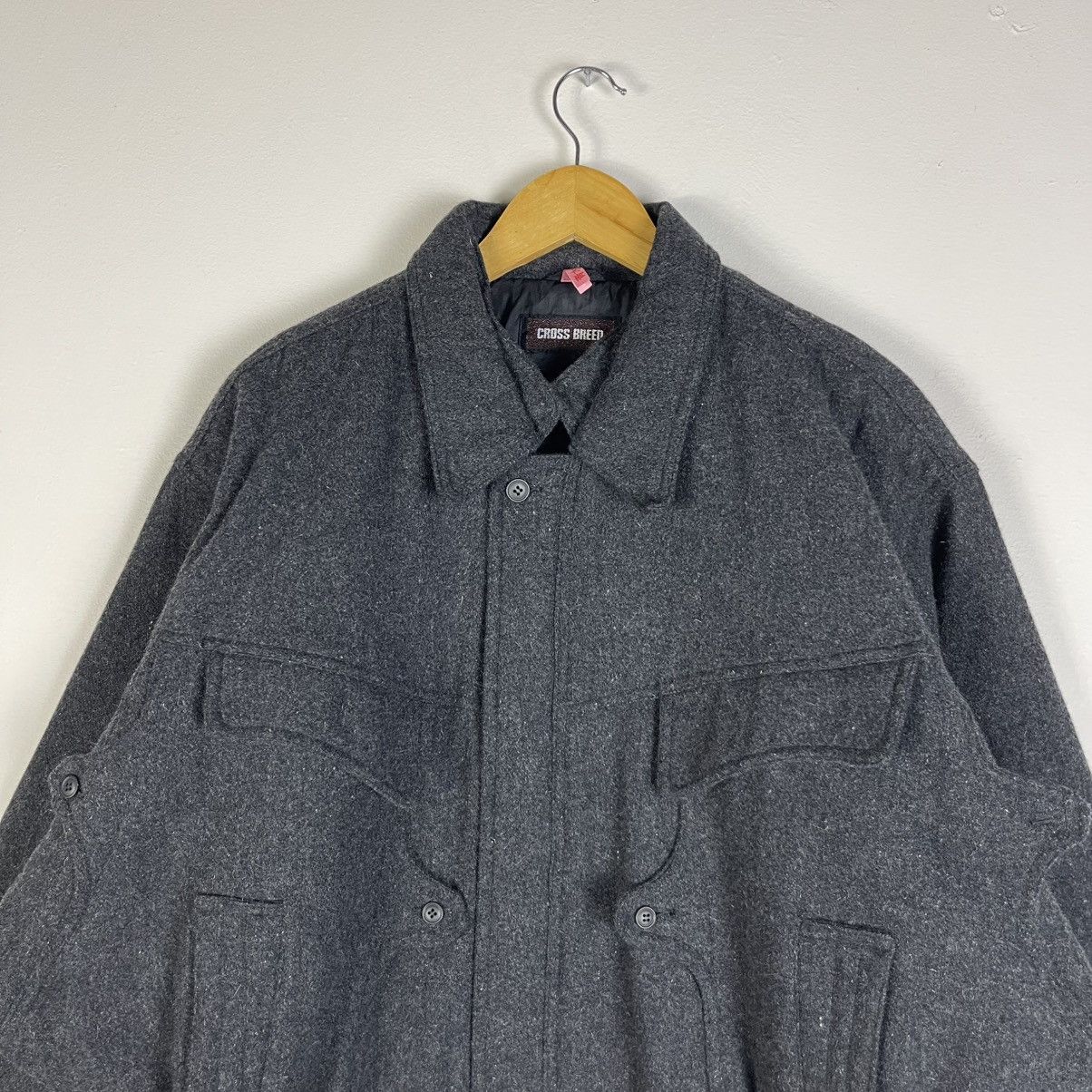 Issey Miyake Vintage Issey Miyake Inspired Cross Breed Wool Bomber Style Size US L / EU 52-54 / 3 - 4 Thumbnail