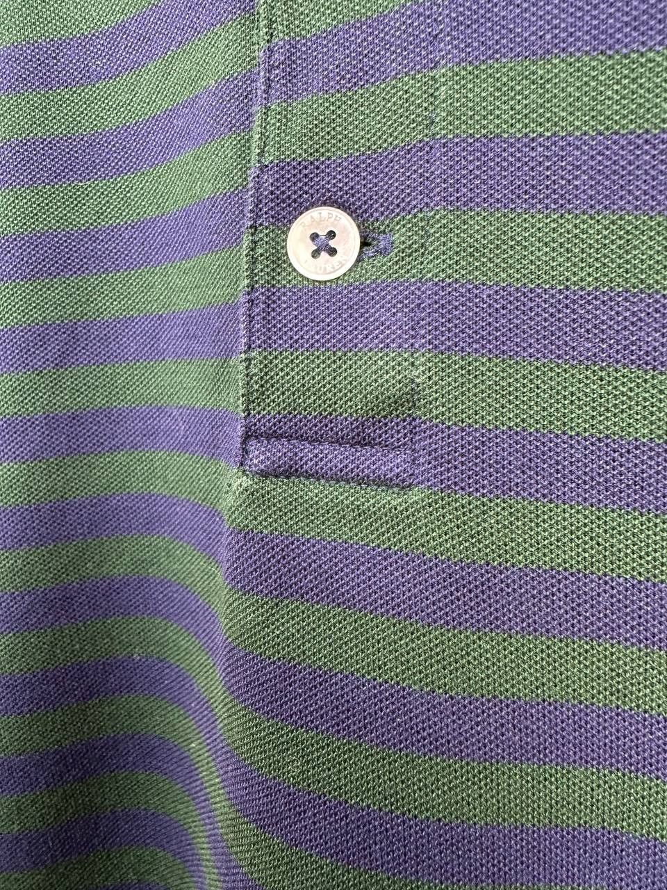 Polo Ralph Lauren Polo Ralph Lauren Polo Shirt Striped SS Green/Navy Slim Fit Size US S / EU 44-46 / 1 - 7 Thumbnail