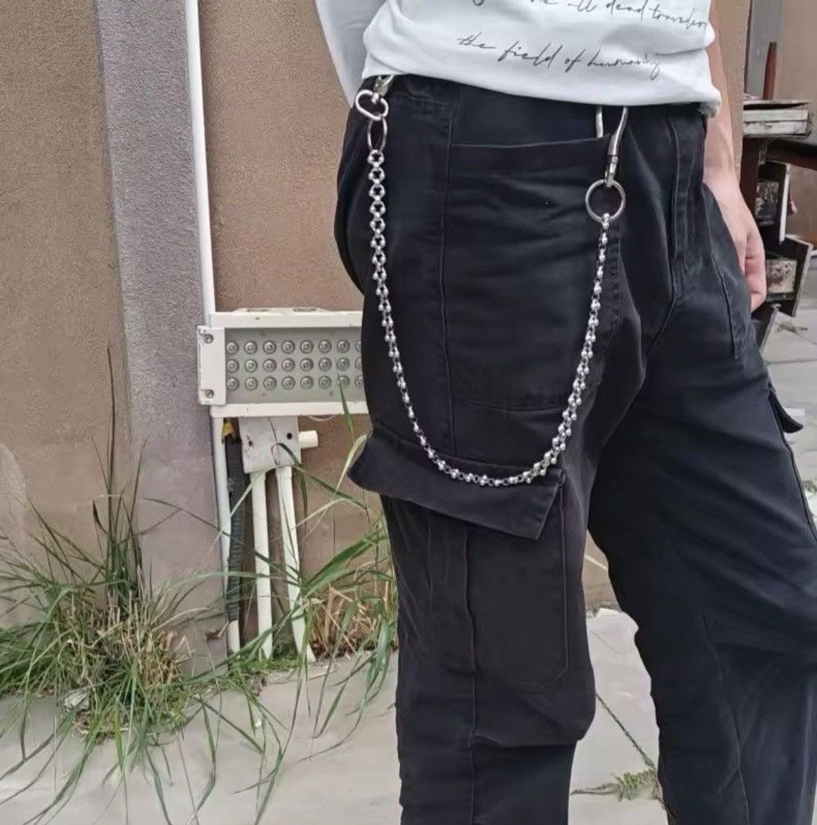 Jewelry Punk Waist Pants Chain Wallet Chain Keychain Size ONE SIZE - 3 Thumbnail