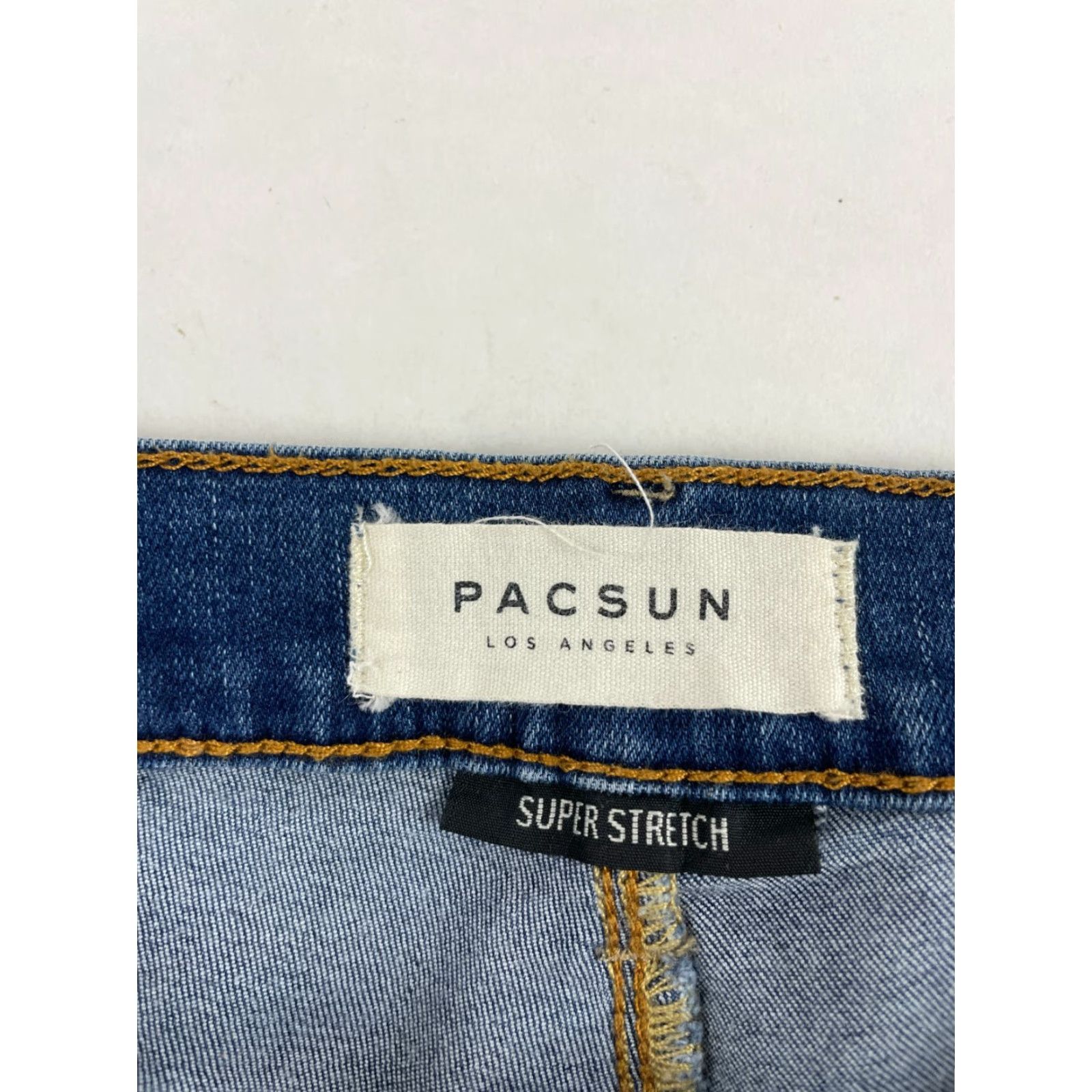 Pacsun PacSun Jeans Women's 27 Blue Denim Ankle Jegging Pockets Frayed Hem Regular Size 27 Womens Style Jeans PacSun Regular Fit 26.5 Inseam Vintage No N/A Size 27" / US 4 / IT 40 - 6 Thumbnail