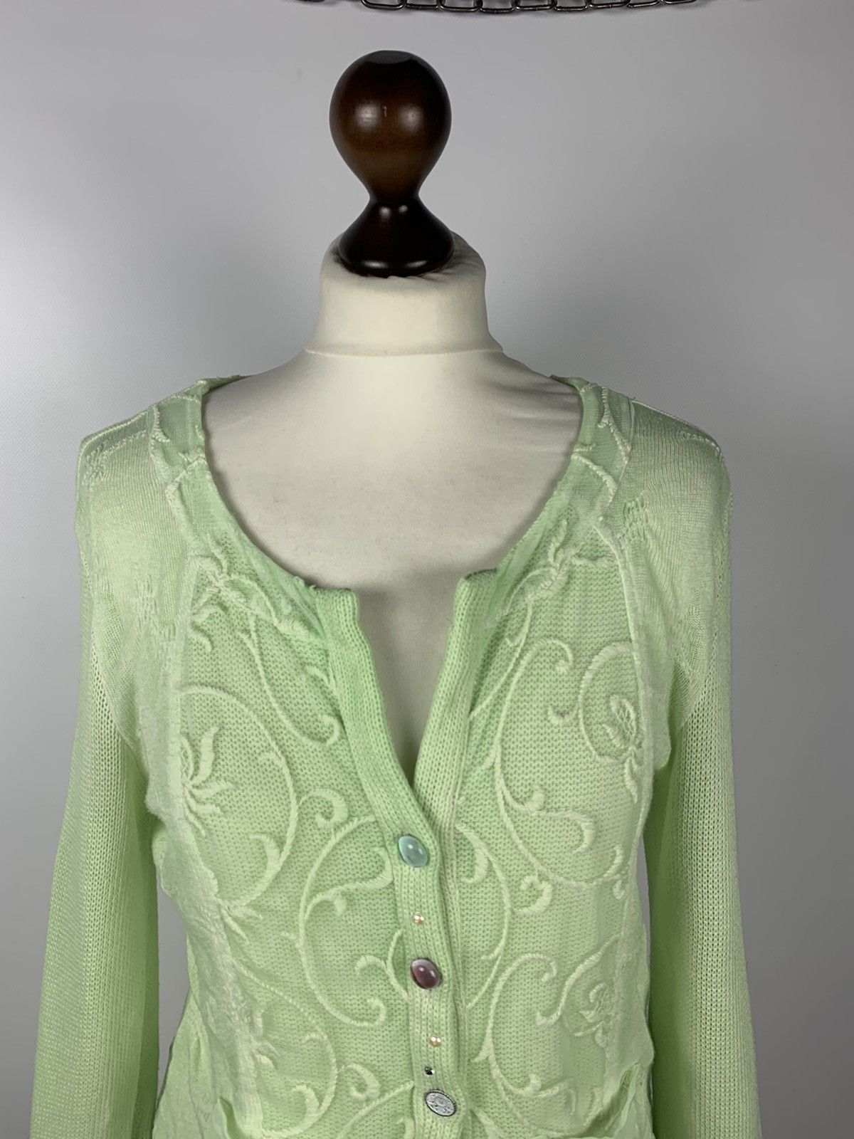 Elisa Cavaletti Elisa Cavaletti Club Ladies Cardigan Blouse Size Top Buttons Size M / US 6-8 / IT 42-44 - 2 Thumbnail