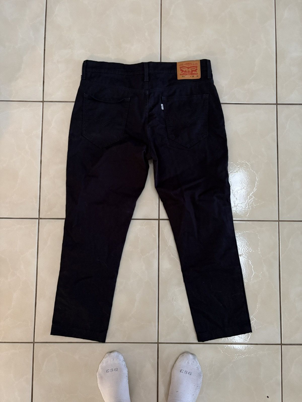 Levi's Dark navy levi’s 511 denim cut chinos Size US 34 / EU 50 - 2 Thumbnail