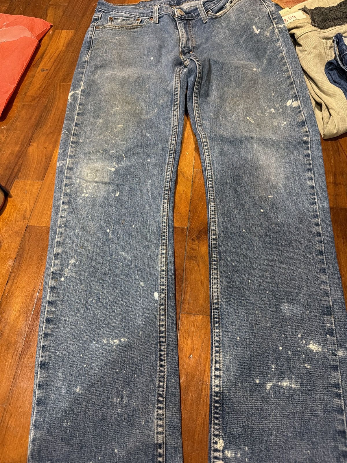 Levi's Levi's 514 straight-fit splatter denim jeans Art Custom Size US 30 / EU 46 - 4 Thumbnail