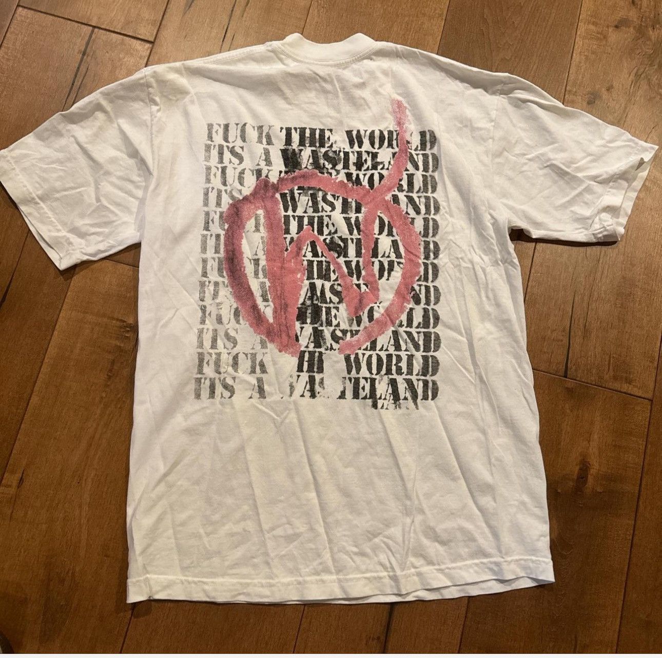 Designer × Japanese Brand FUCK THE WORLD ITS A WASTELAND TEE SZ M Size US M / EU 48-50 / 2 - 2 Thumbnail