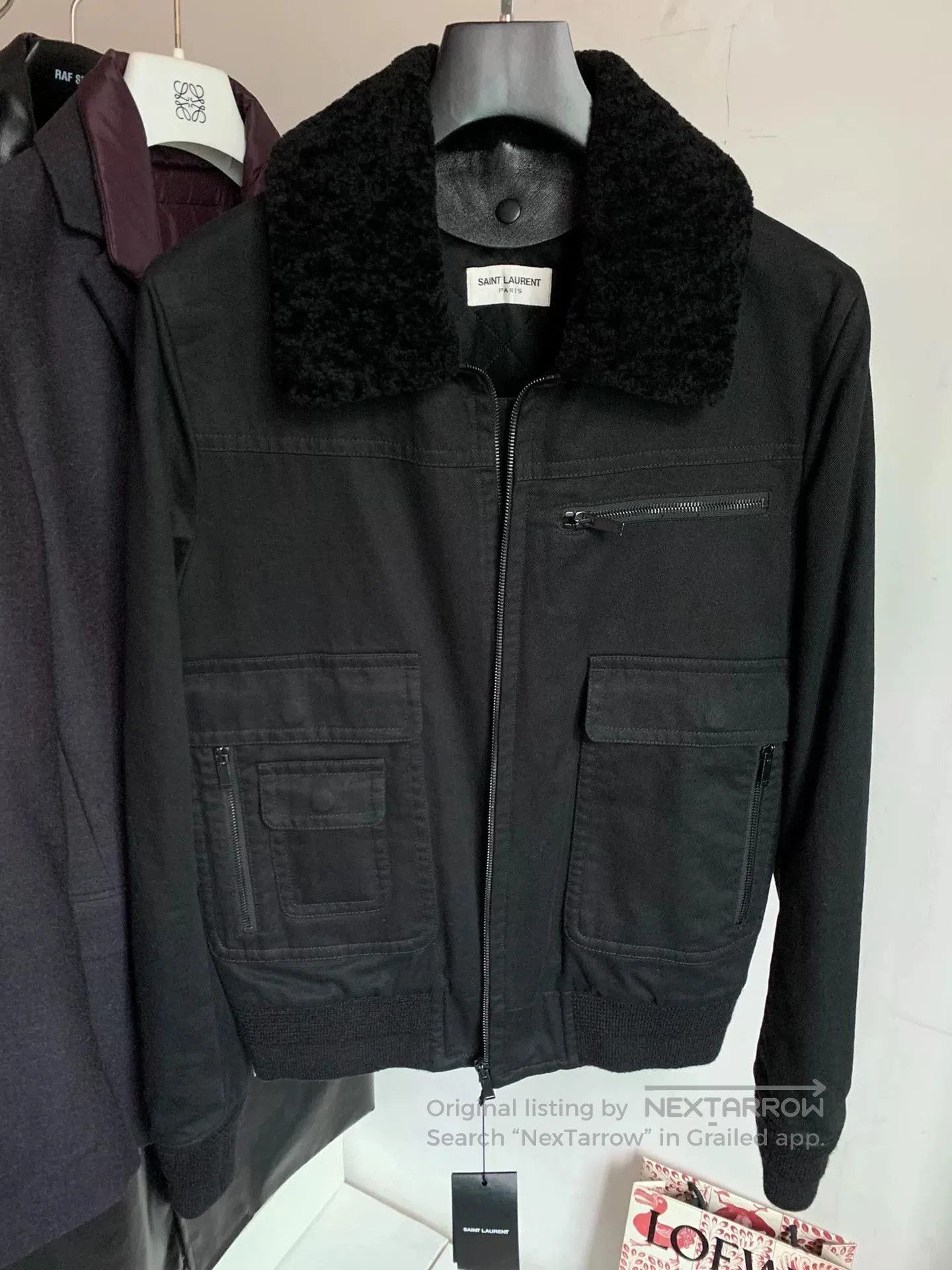 Saint Laurent Paris Saint Laurent Wool-Lined Jacket AW19. Size US S / EU 44-46 / 1 - 1 Thumbnail