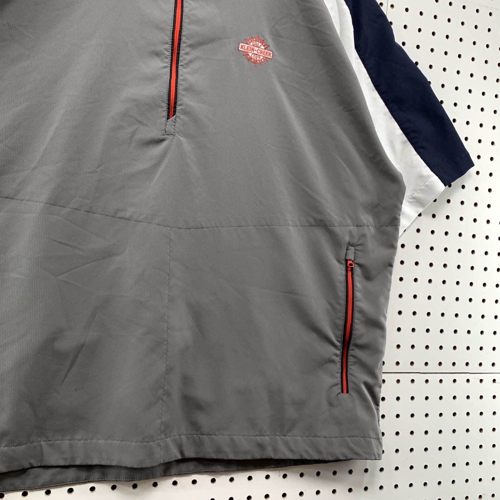 Footjoy FootJoy Jacket 2XL Gray Windbreaker 1/4 Zip Mens Golf Nylon Pullover FJ Klein Creek Size US XXL / EU 58 / 5 - 4 Thumbnail