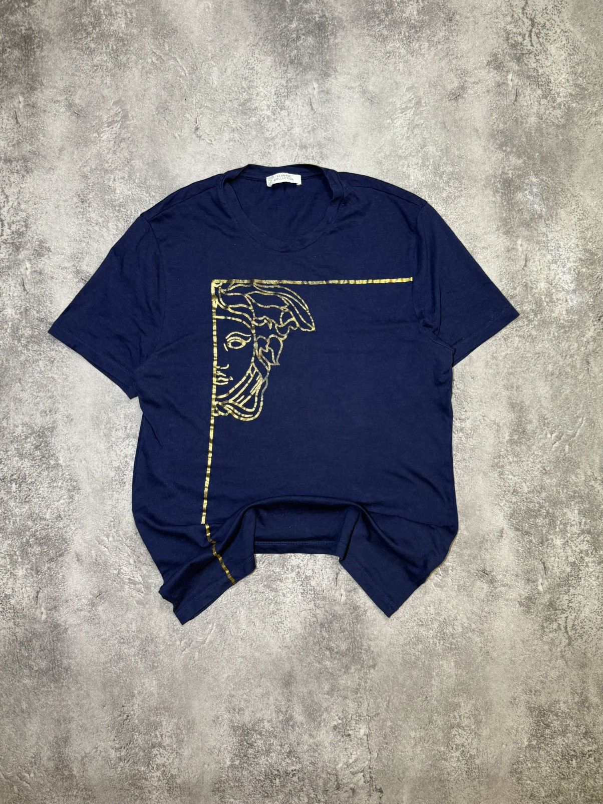 Versace VERSACE COLLECTION ANGULAR GOLD/ MEDUSA HEAD T-SHIRT Size US M / EU 48-50 / 2 - 1 Thumbnail