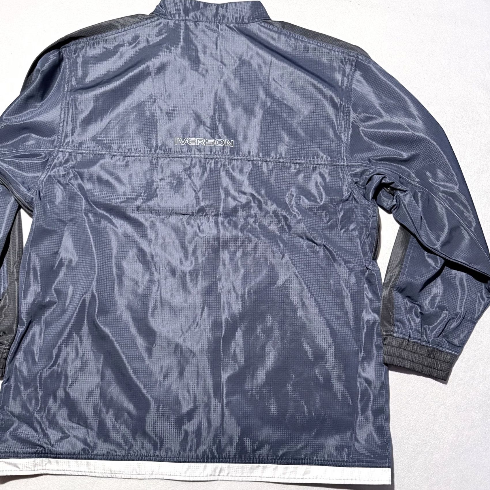 Reebok VTG Reebok Windbreaker Jacket Men Blue 2XL Limited Edition Iverson I3 NWT 90s Sports Vintage Size US XXL / EU 58 / 5 - 5 Thumbnail