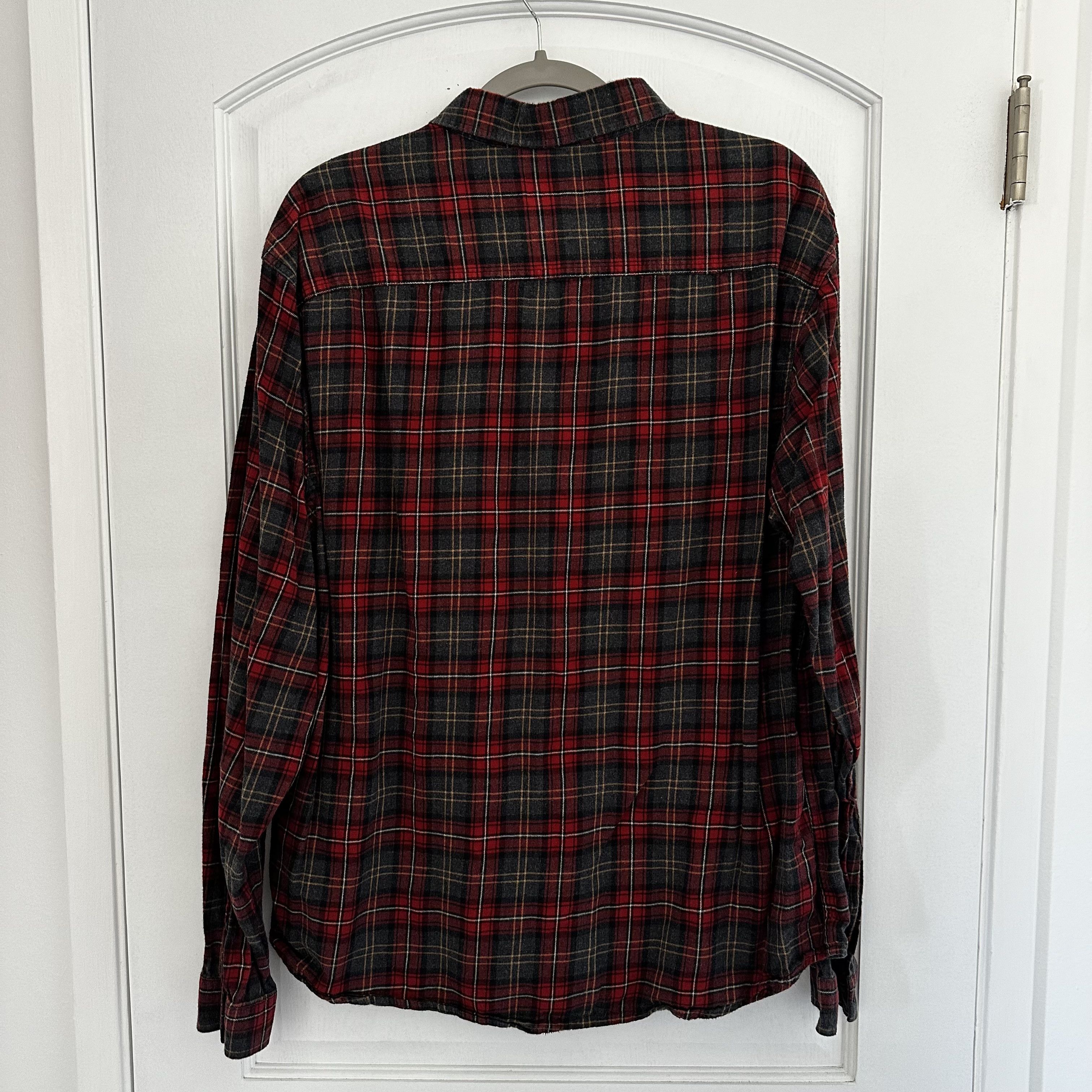The Kooples The Kooples Flannel Check Buttondown Shirt (Japanese Cloth) Size US XL / EU 56 / 4 - 2 Thumbnail