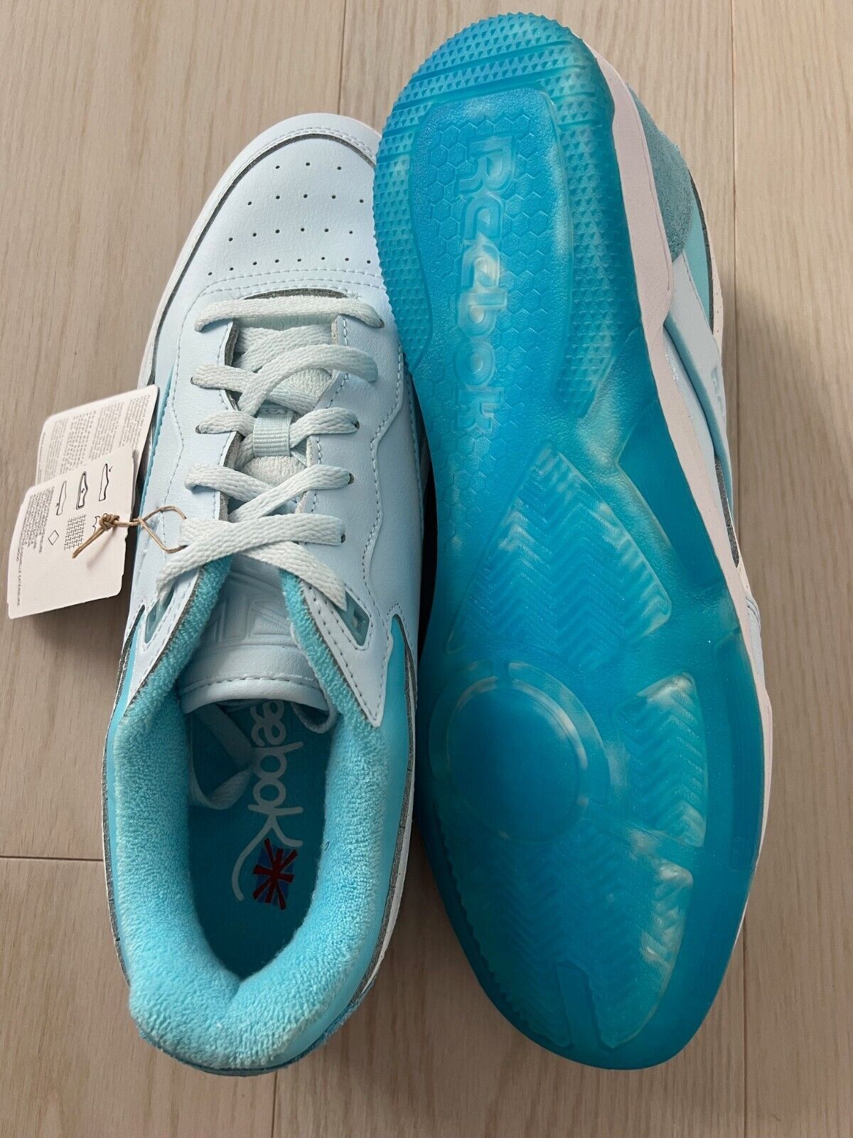 Reebok Reebok BB 4000 II Basketball Sneakers Glass Blue ( 12 ) Size US 12 / EU 45 - 6 Thumbnail
