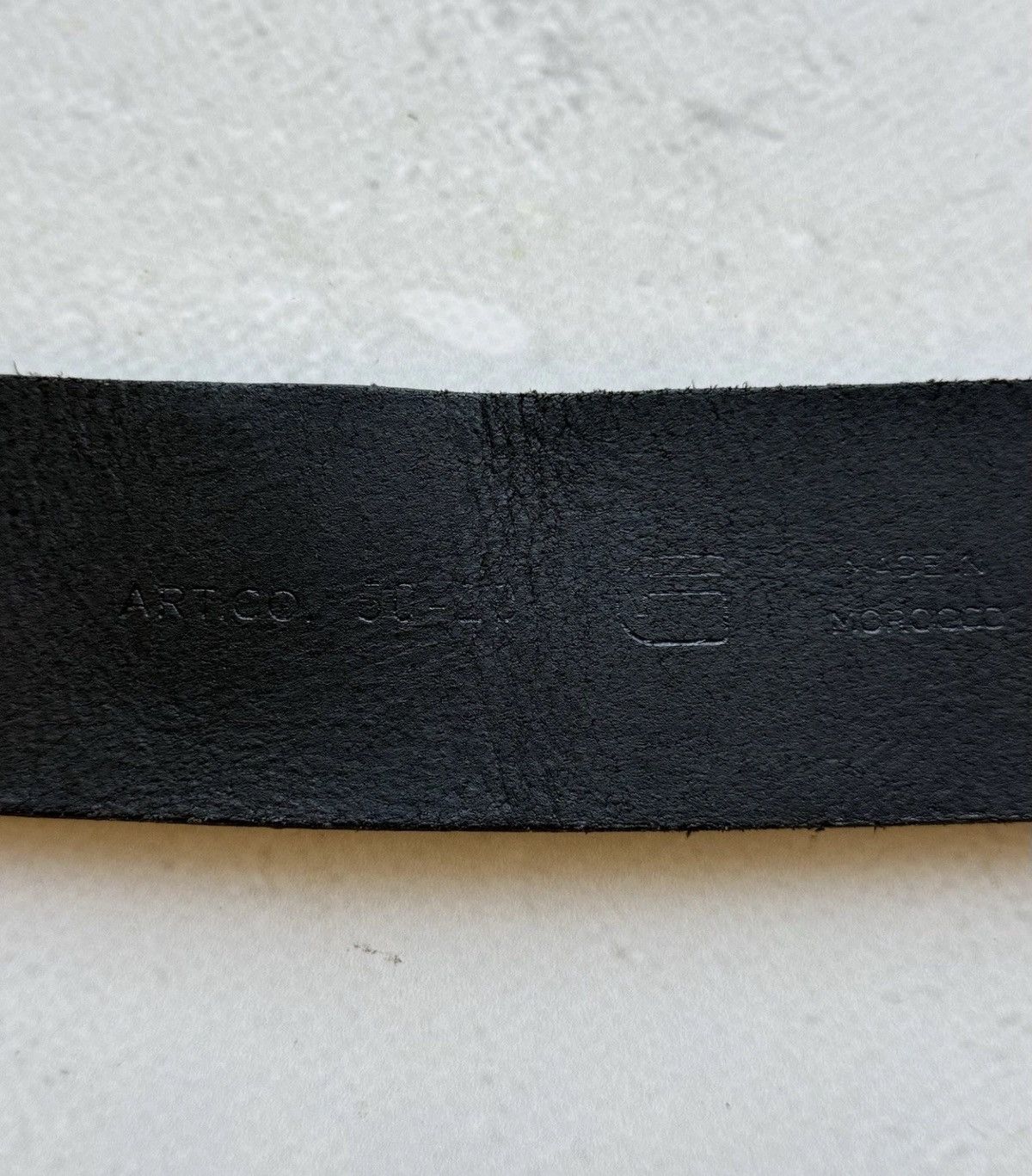 G-Star G-Star Raw Avant Garde Leather Metal Belt Black Bronze Metal Size ONE SIZE - 9 Thumbnail