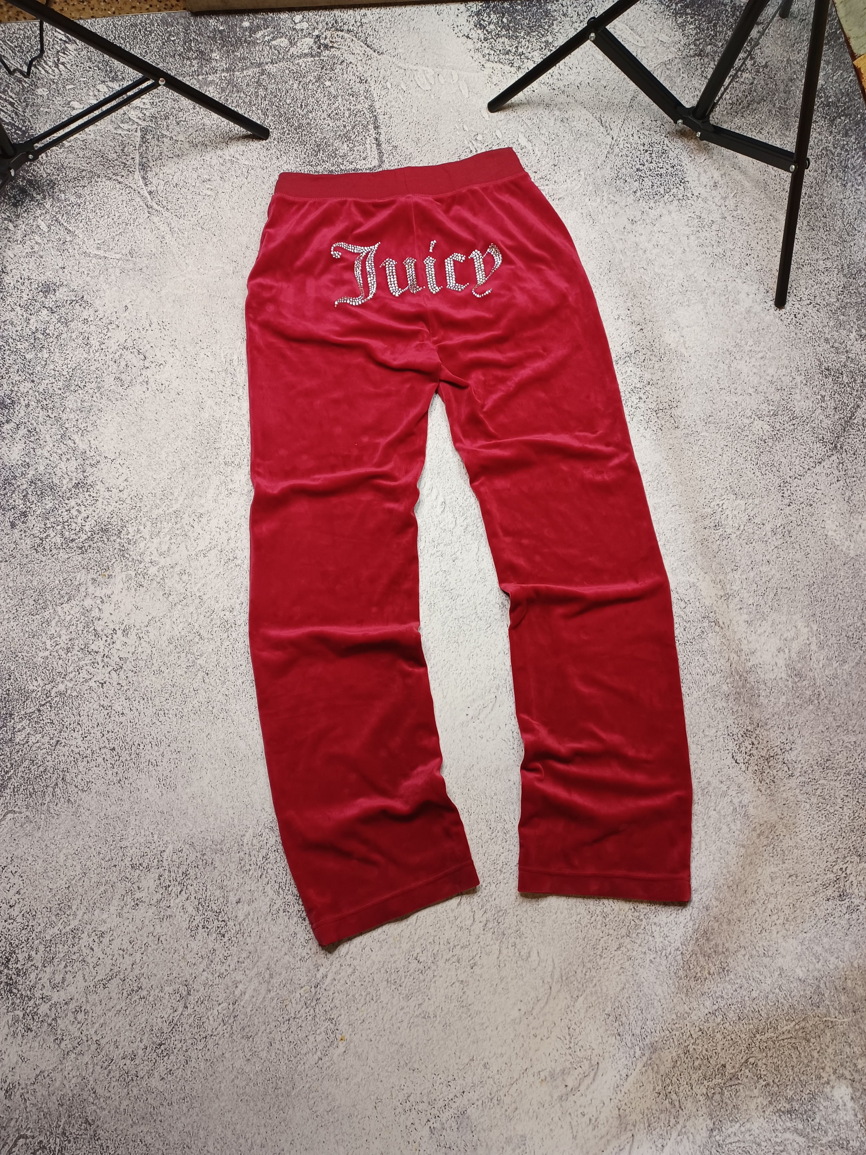 Juicy Couture JUICY COUTURE PINK VELOUR PANTS Size 28" / US 6 / IT 42 - 1 Thumbnail