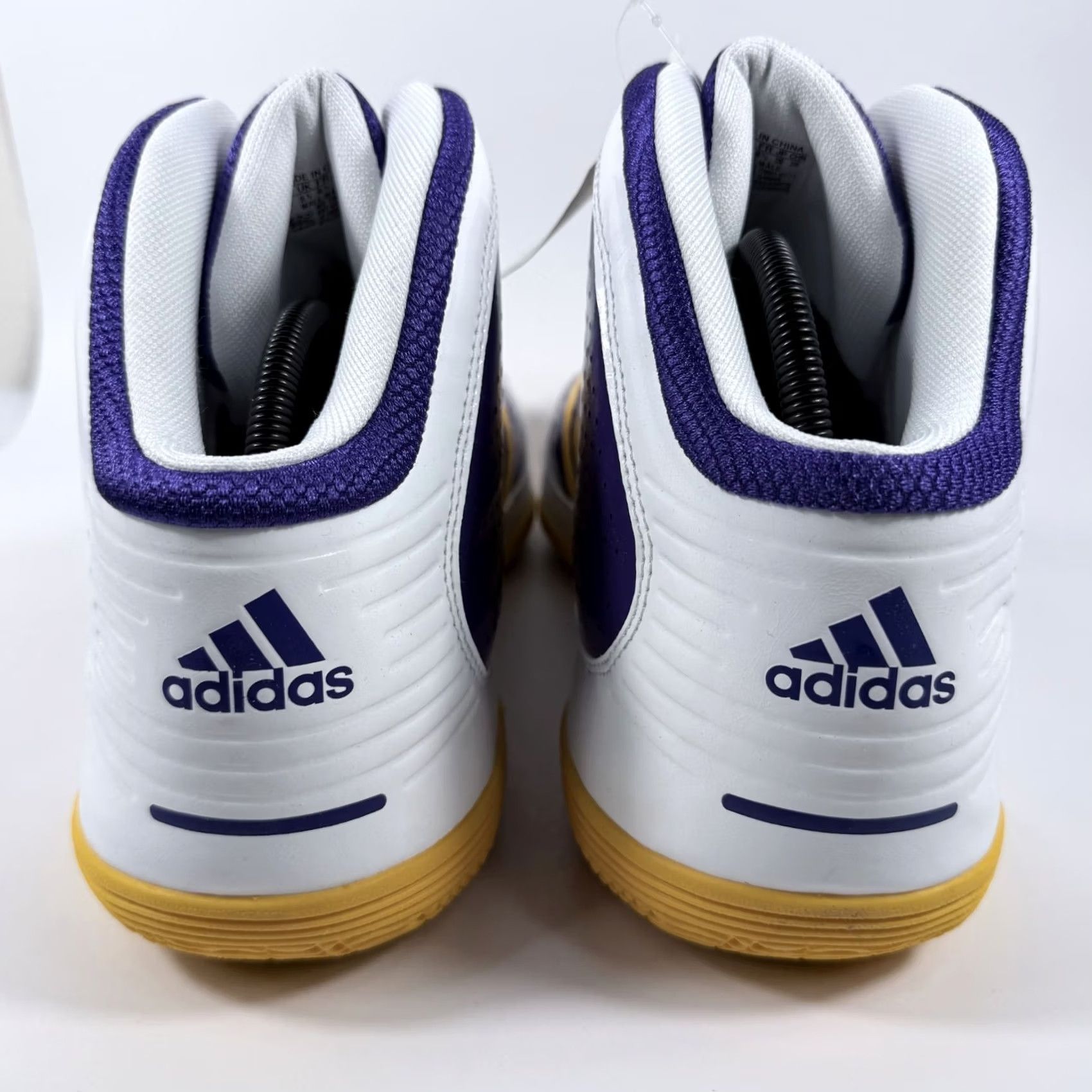 Adidas Adidas AS SMU Adipure Mono Basketball Sneakers White Purple Men's Size 15 Y2K Size US 15 / EU 48 - 6 Thumbnail