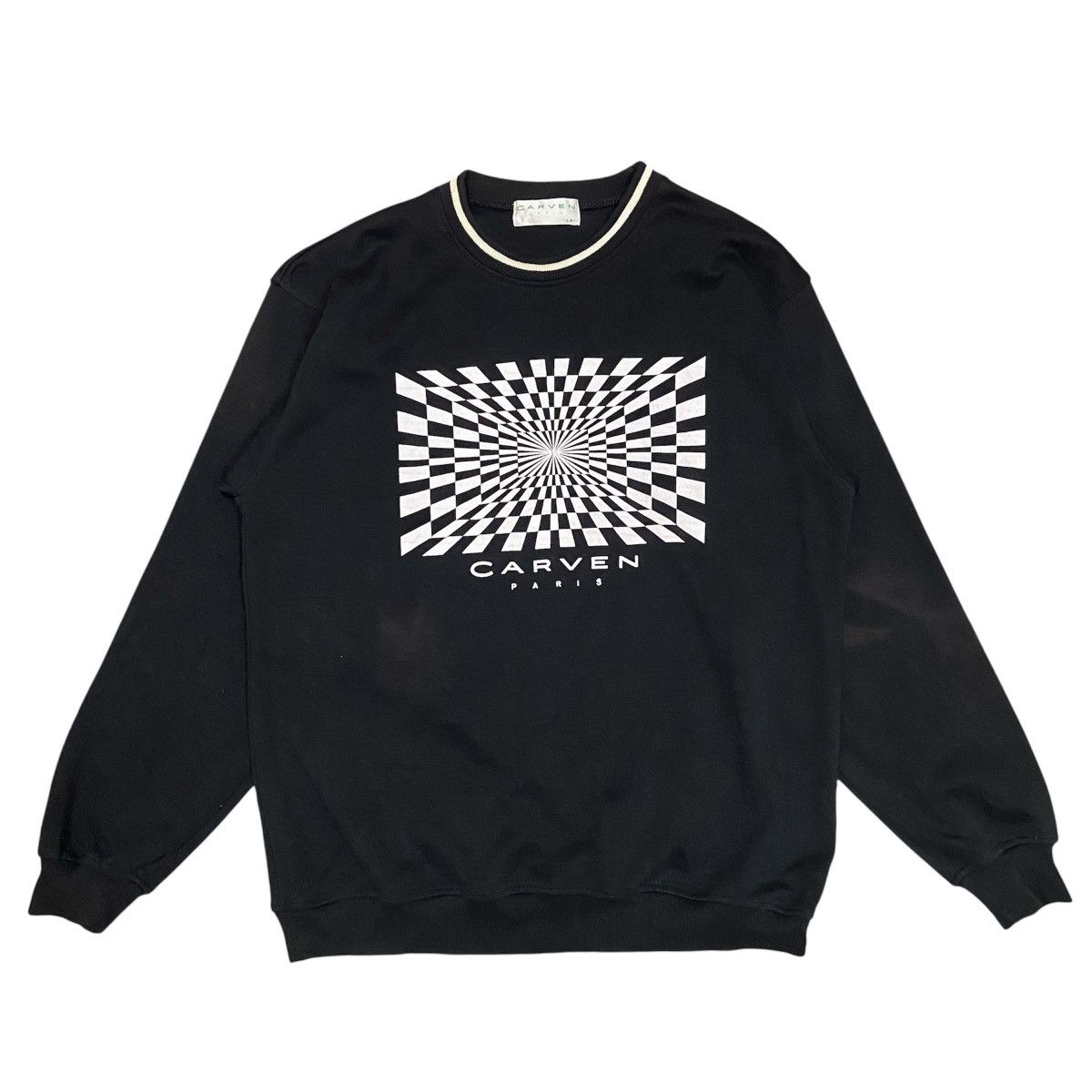 Carven Vintage Carven Paris Sunfaded Sweatshirt Size US L / EU 52-54 / 3 - 1 Thumbnail