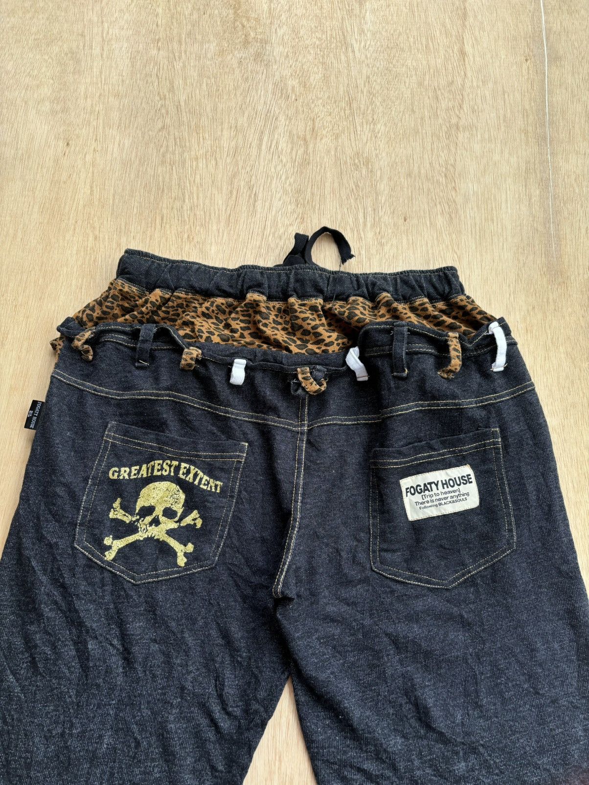 Hysteric Glamour × If Six Was Nine × Japanese Brand Y2k Double Waist Fogaty House Ifsixwasnine Punk Style Size US 31 - 5 Thumbnail