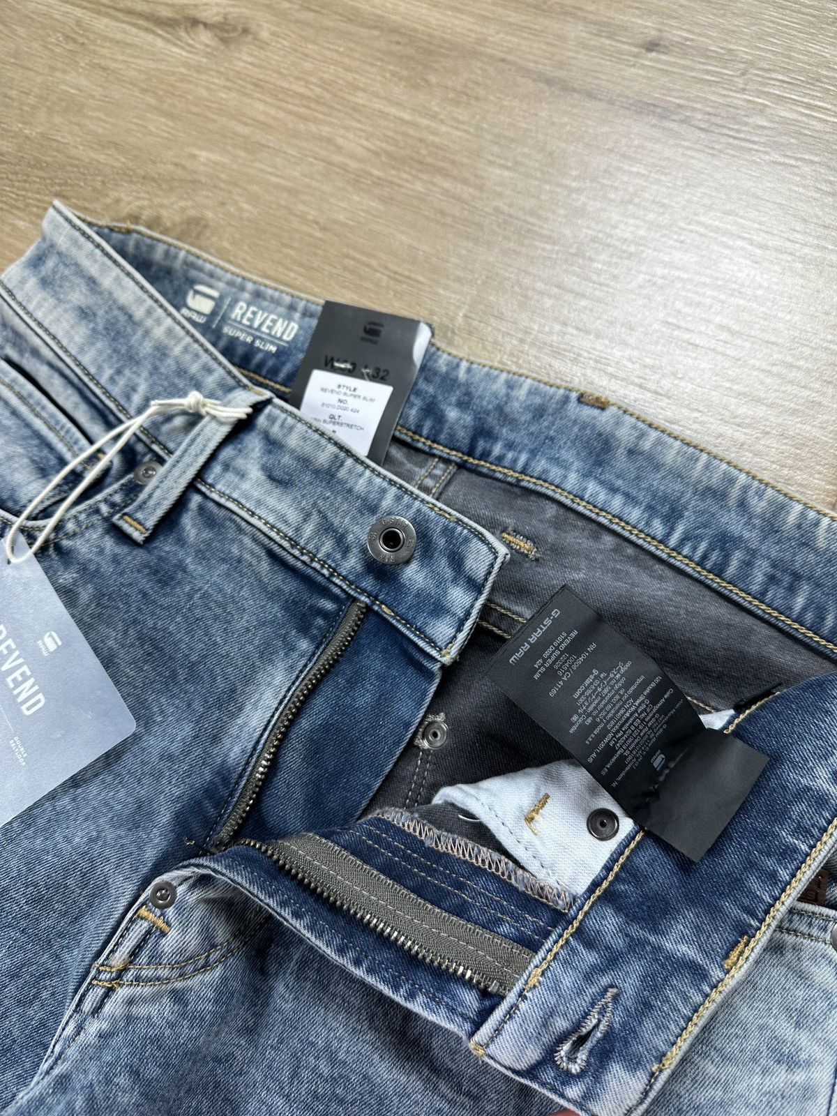 G-Star NEW!!! G-Star RAW Revend Super Slim W30 L32 Men’s Jeans Size US 30 / EU 46 - 6 Thumbnail