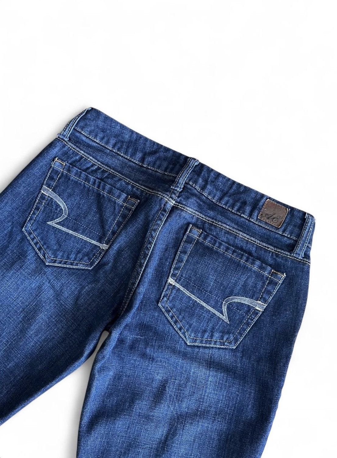American Eagle Outfitters AMERICAN EAGLE REAL FLARE WOMENS LOW RISE JEANS Size 26" / US 2 / IT 38 - 4 Thumbnail