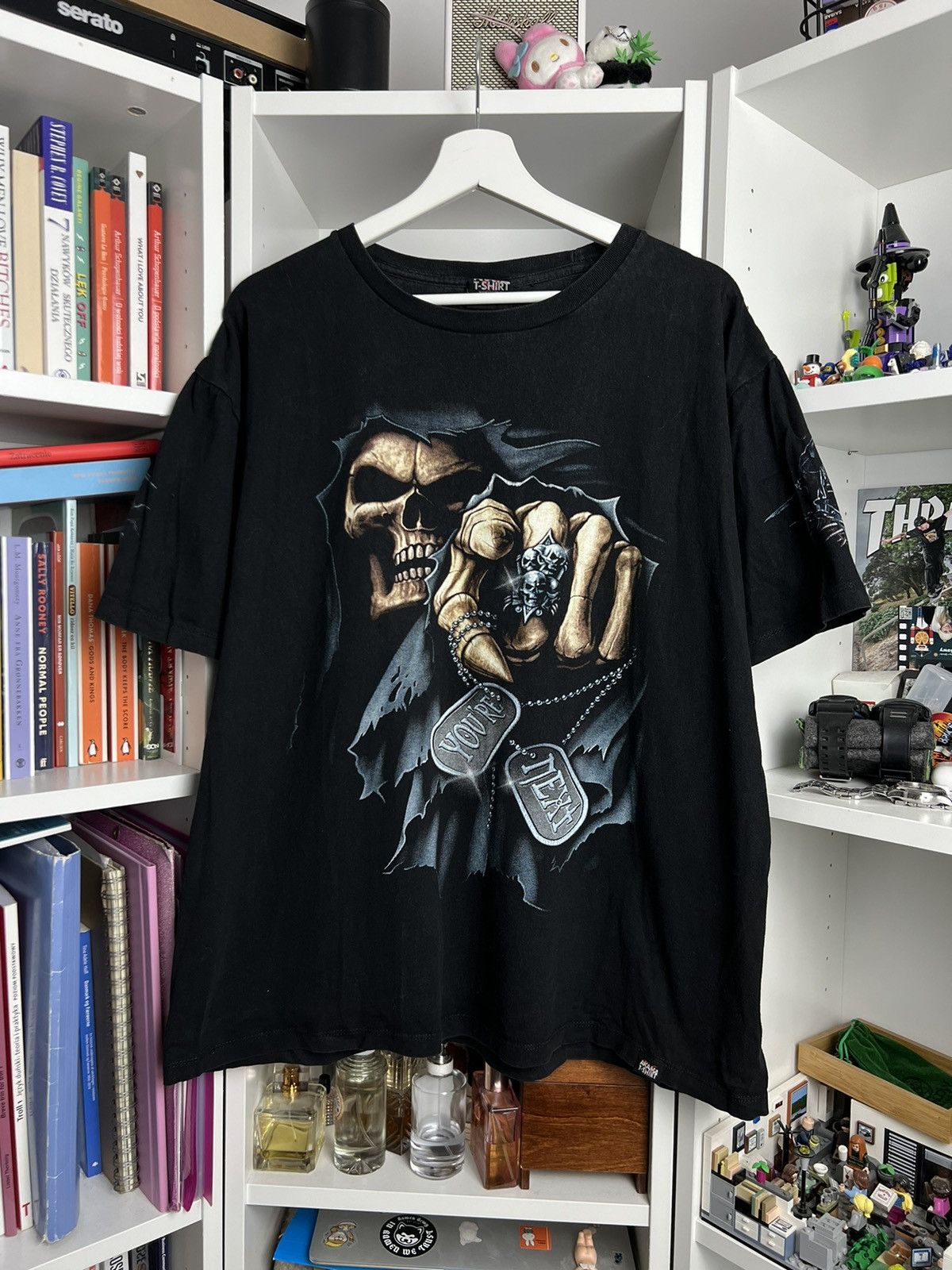 Affliction × Vintage Vintage Y2K affliction style printed t-shirt L skate skull Size US L / EU 52-54 / 3 - 1 Thumbnail