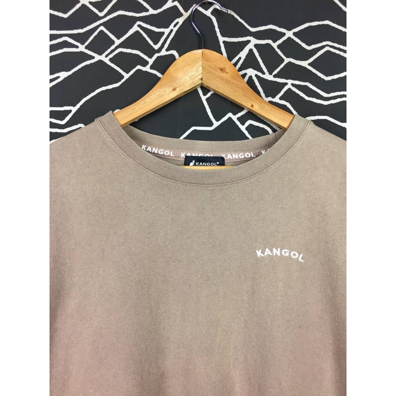 Kangol × Vintage Kangol Spell Out Logo Curved Hem Oversized Longsleeve Tee Size US L / EU 52-54 / 3 - 4 Thumbnail