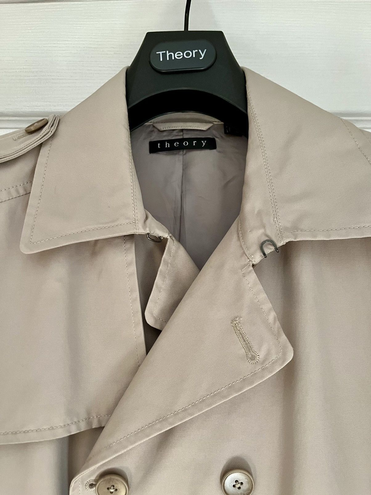 Theory Theory Twill Trench Coat Size US M / EU 48-50 / 2 - 2 Thumbnail