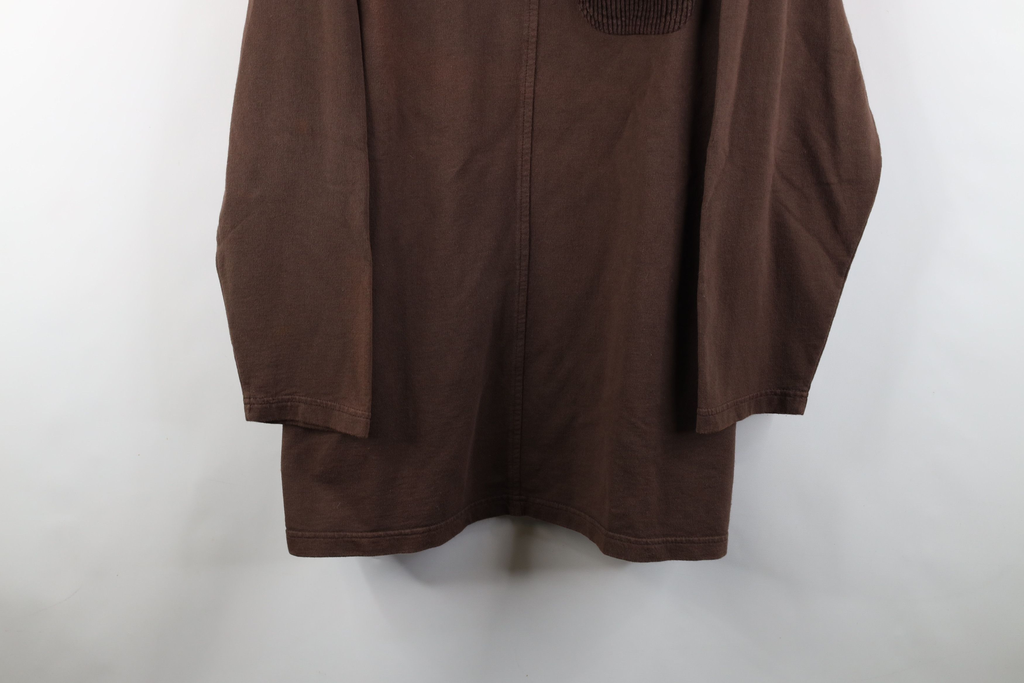 Vintage Vintage 90s Lagenlook Corduroy Pocket Henley T-Shirt USA Size 3XL / US 20-22 - 3 Thumbnail