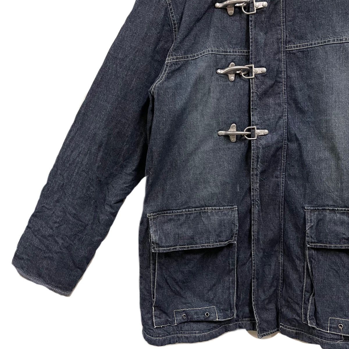 If Six Was Nine Blue5 tokyo Japan Fireman Denim Jacket Hoodie Size US L / EU 52-54 / 3 - 5 Thumbnail