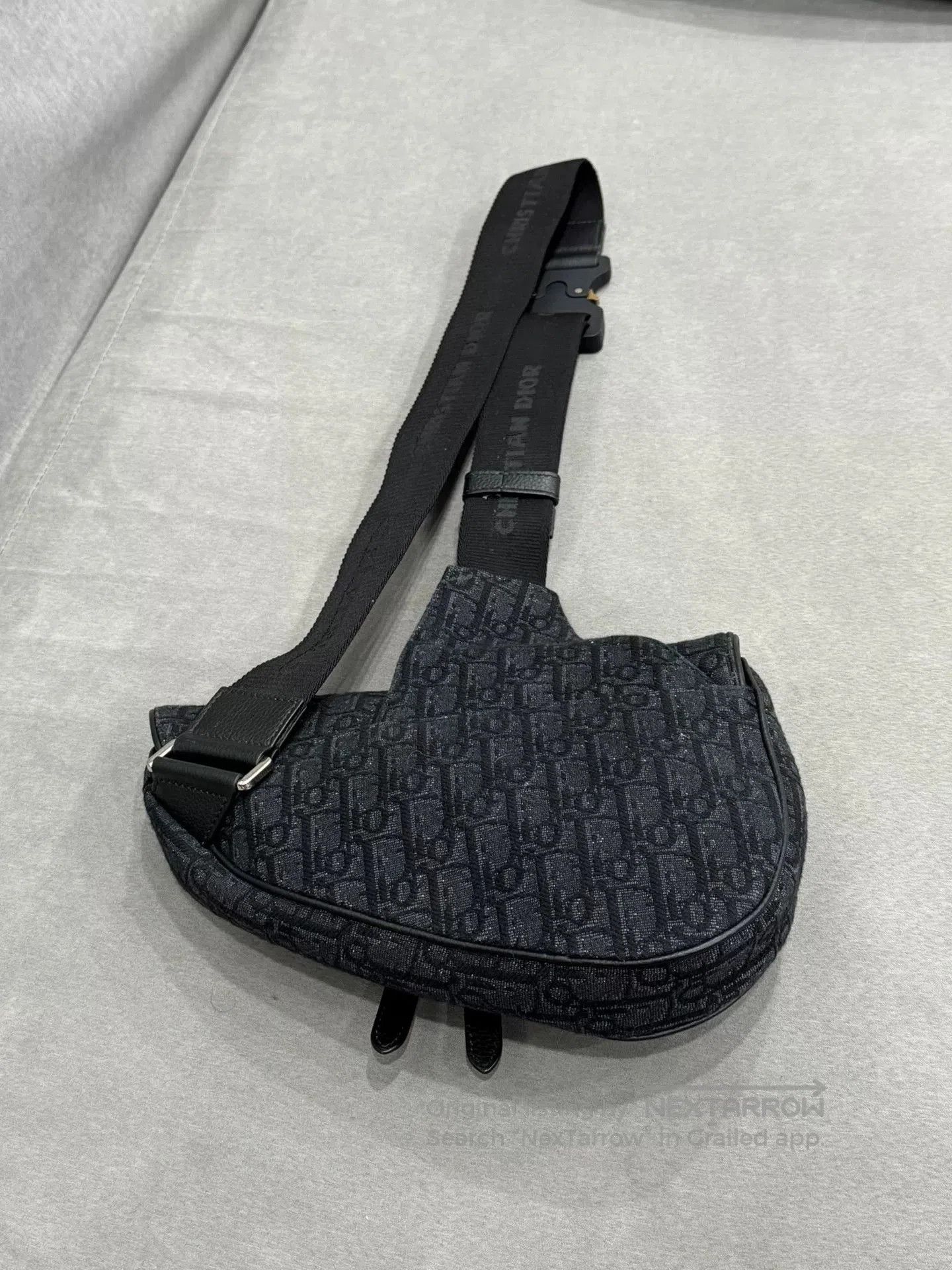 Dior black dior saddle bag secondhand. Size ONE SIZE - 2 Thumbnail