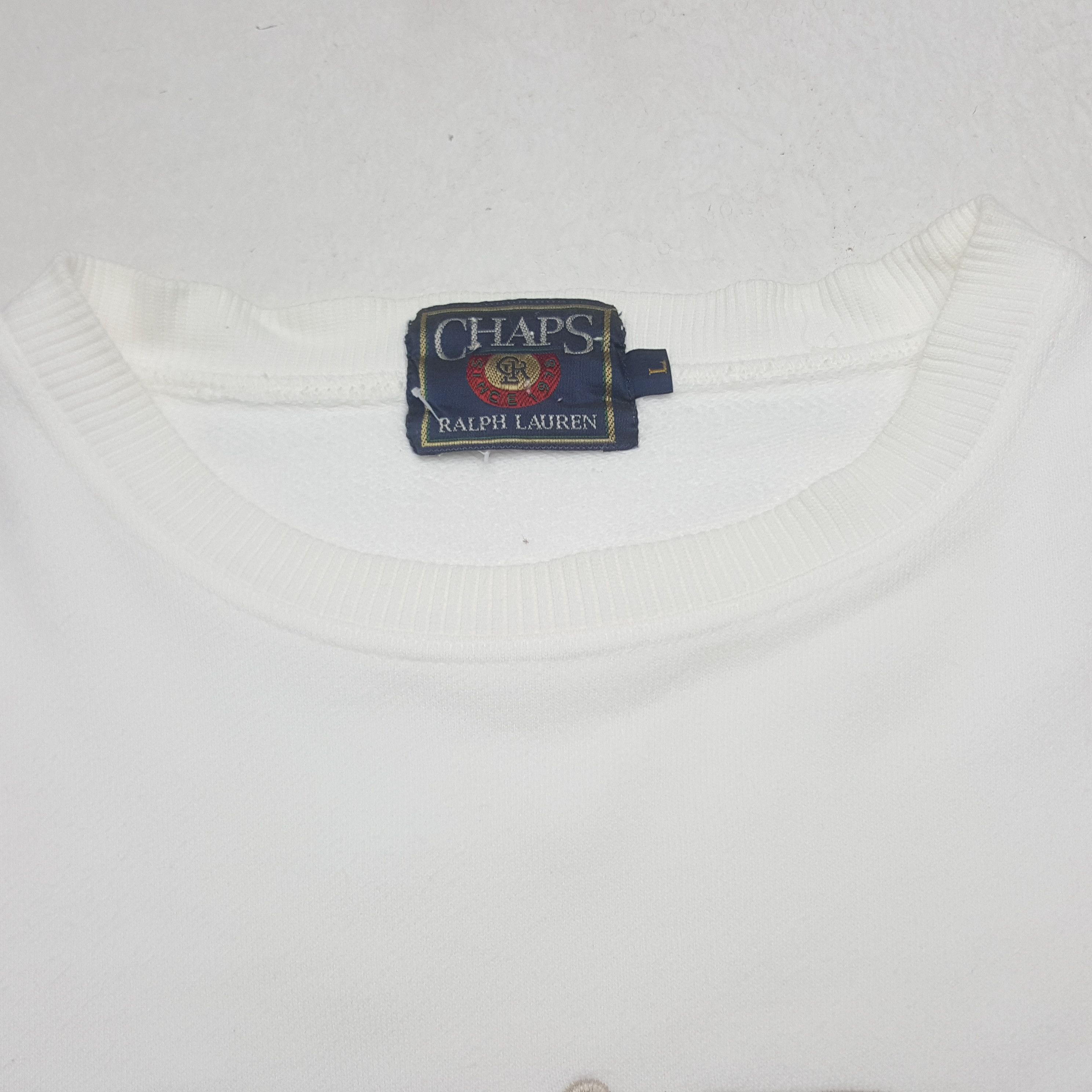 Chaps Ralph Lauren Vintage Chaps Ralph Lauren Embroidery Sweatshirt RR16 Size US XL / EU 56 / 4 - 4 Thumbnail
