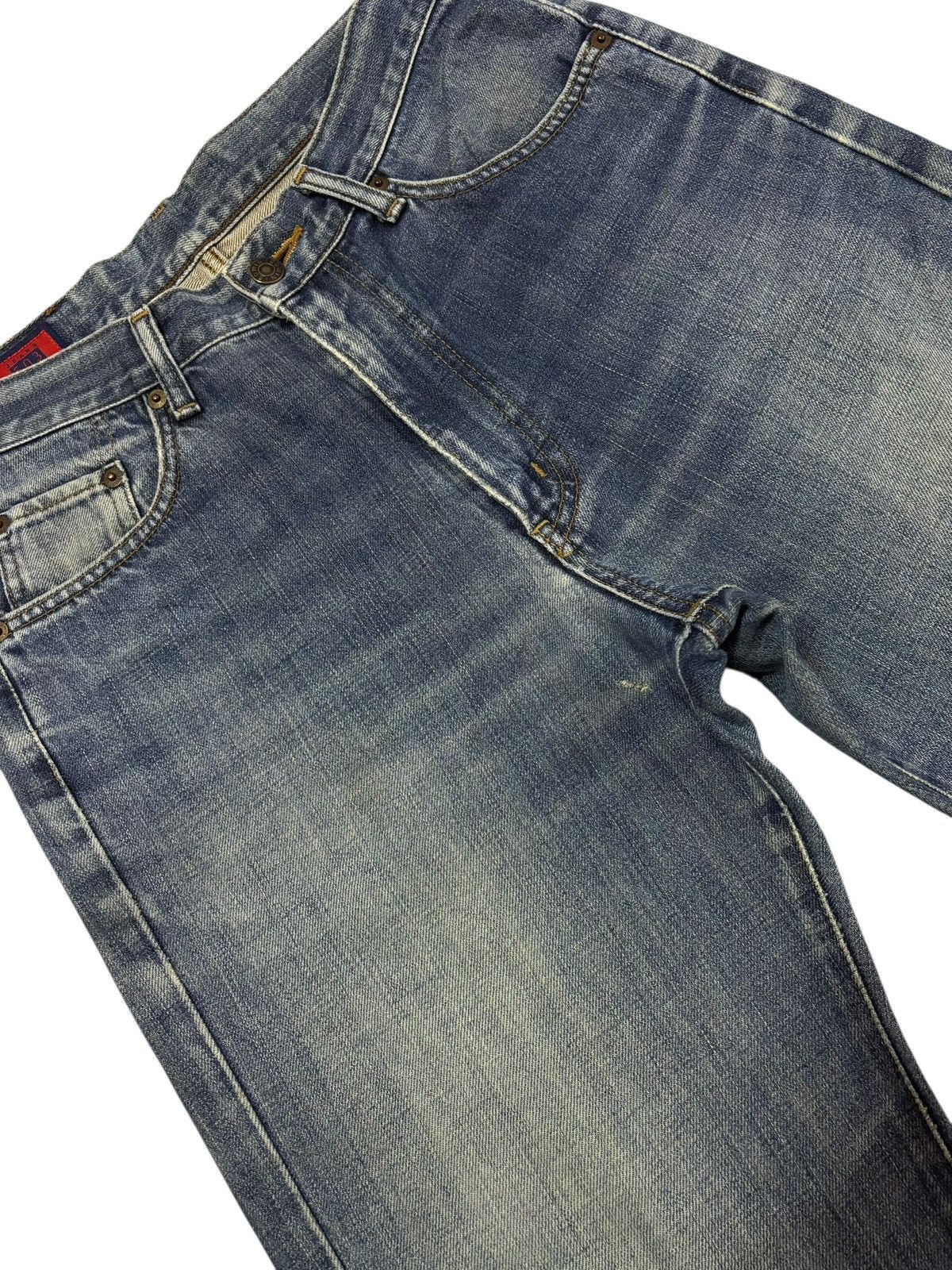Edwin Vtg Edwin Japan 503 Distressed Jeans Size US 28 / EU 44 - 3 Thumbnail