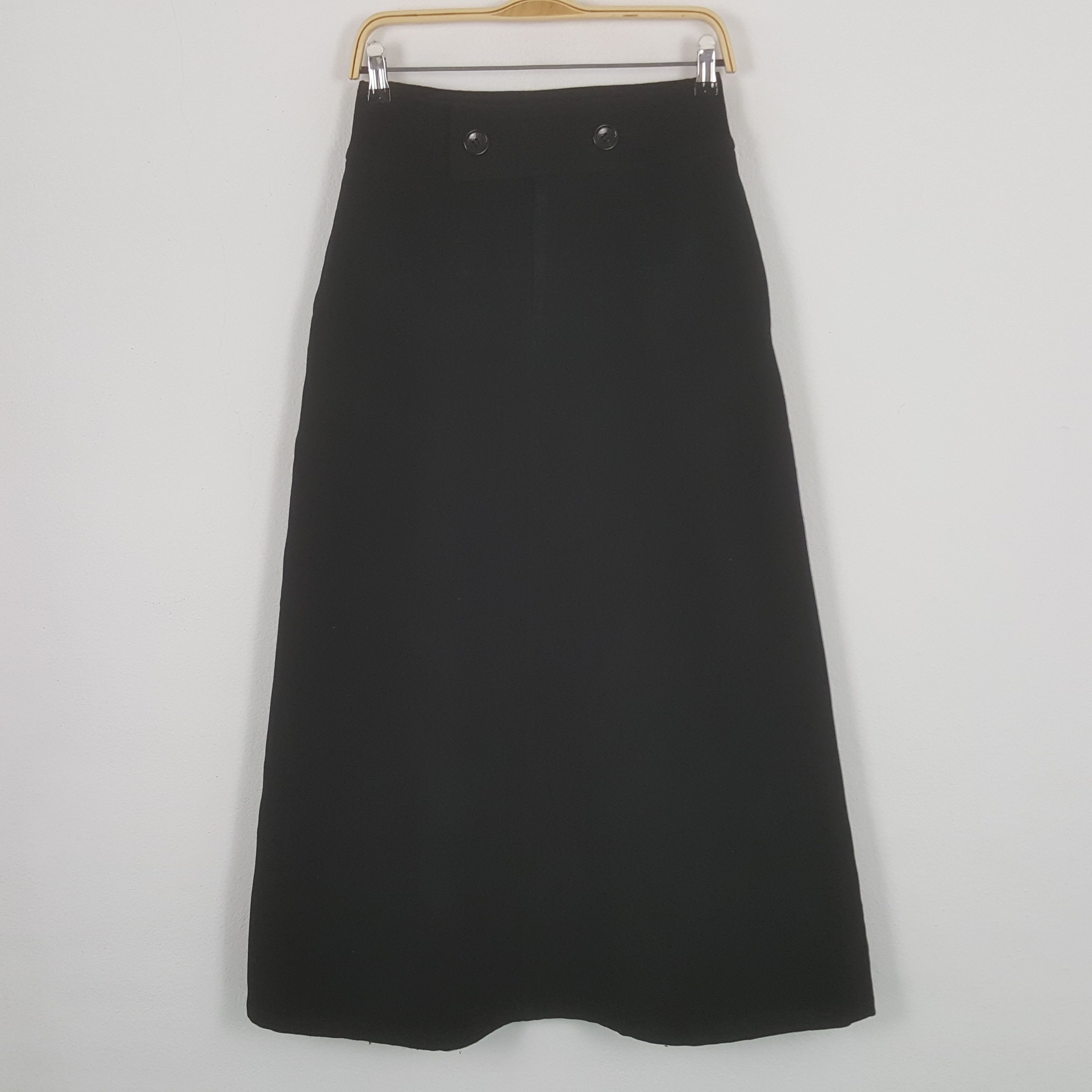 image of Vintage Y's By Yohji Yamamoto Wool Skirts in Black, Women's (Size 26)